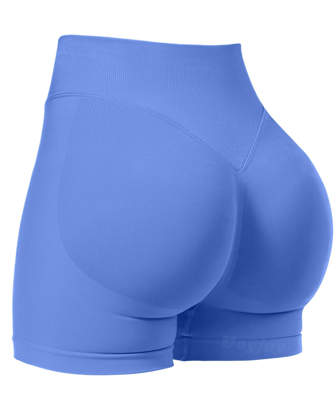 VOYJOY Women Workout Impact Shorts 2.5"/ 3.6"/ 4.5"/ 6" Scrunch Butt Booty | Tummy Control, High Waisted, Bike Short, Gentle Compression, for Women