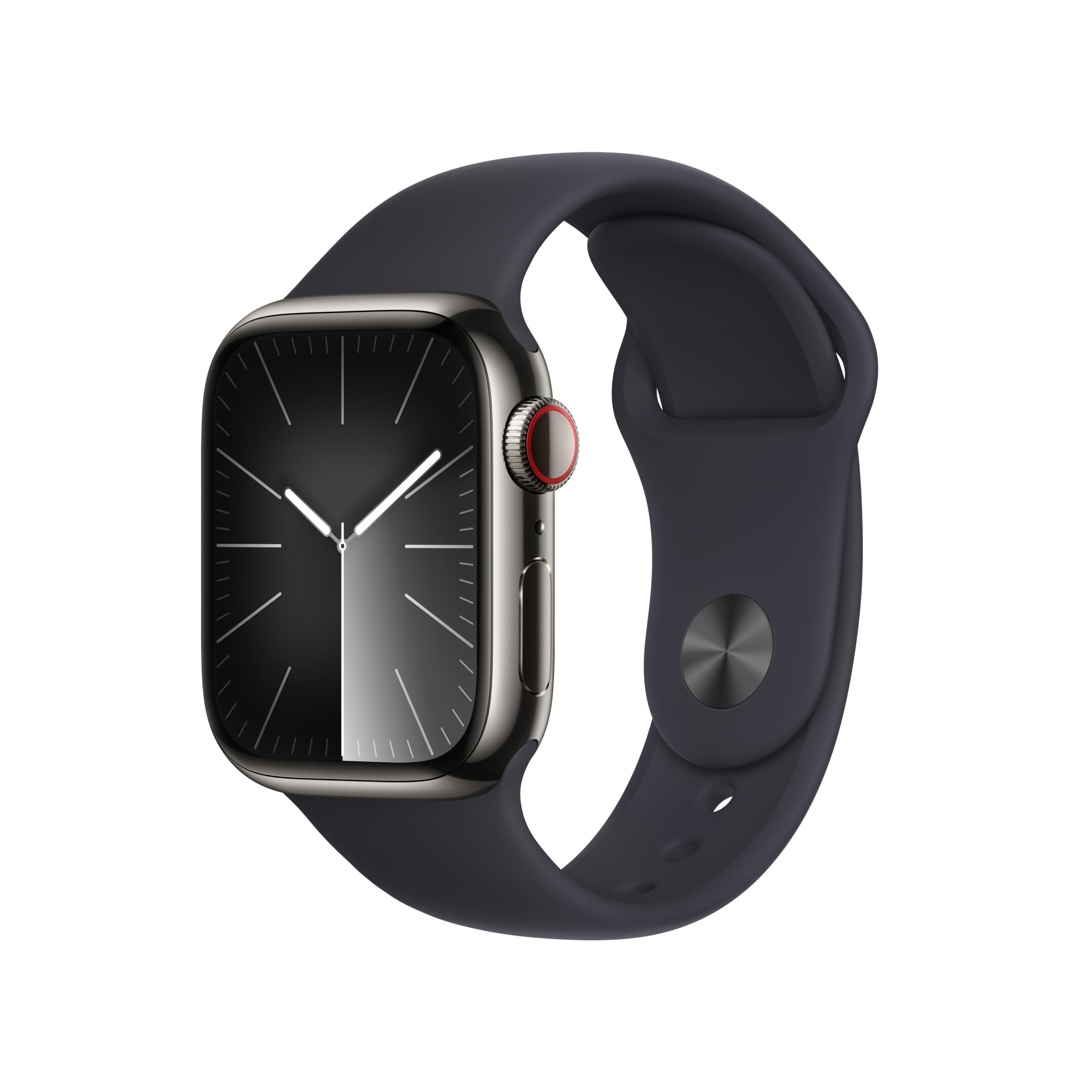 Apple Watch Series 9 [GPS 45mm] Smartwatch with Pink Aluminum Case with Pink Sport Loop. Fitness Tracker, Blood Oxygen & ECG Apps, Always-On Retina Display, Carbon Neutral
