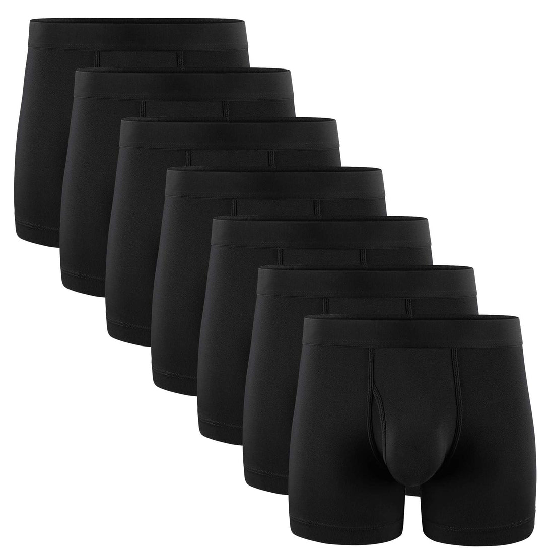 5Mayi Men's Underwear Boxer Briefs Cotton Regular Long Mens Boxer Briefs Underwear Men Pack S M L XL XXL