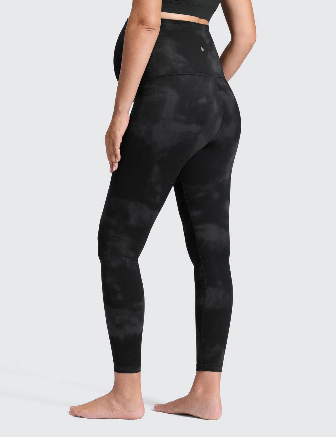 CRZ YOGA Maternity Leggings 25" | Butterluxe, Extremely Soft, Gentle Compression, Yoga, Super High Rise, U-shaped Belly, Pregnancy and Postpartum