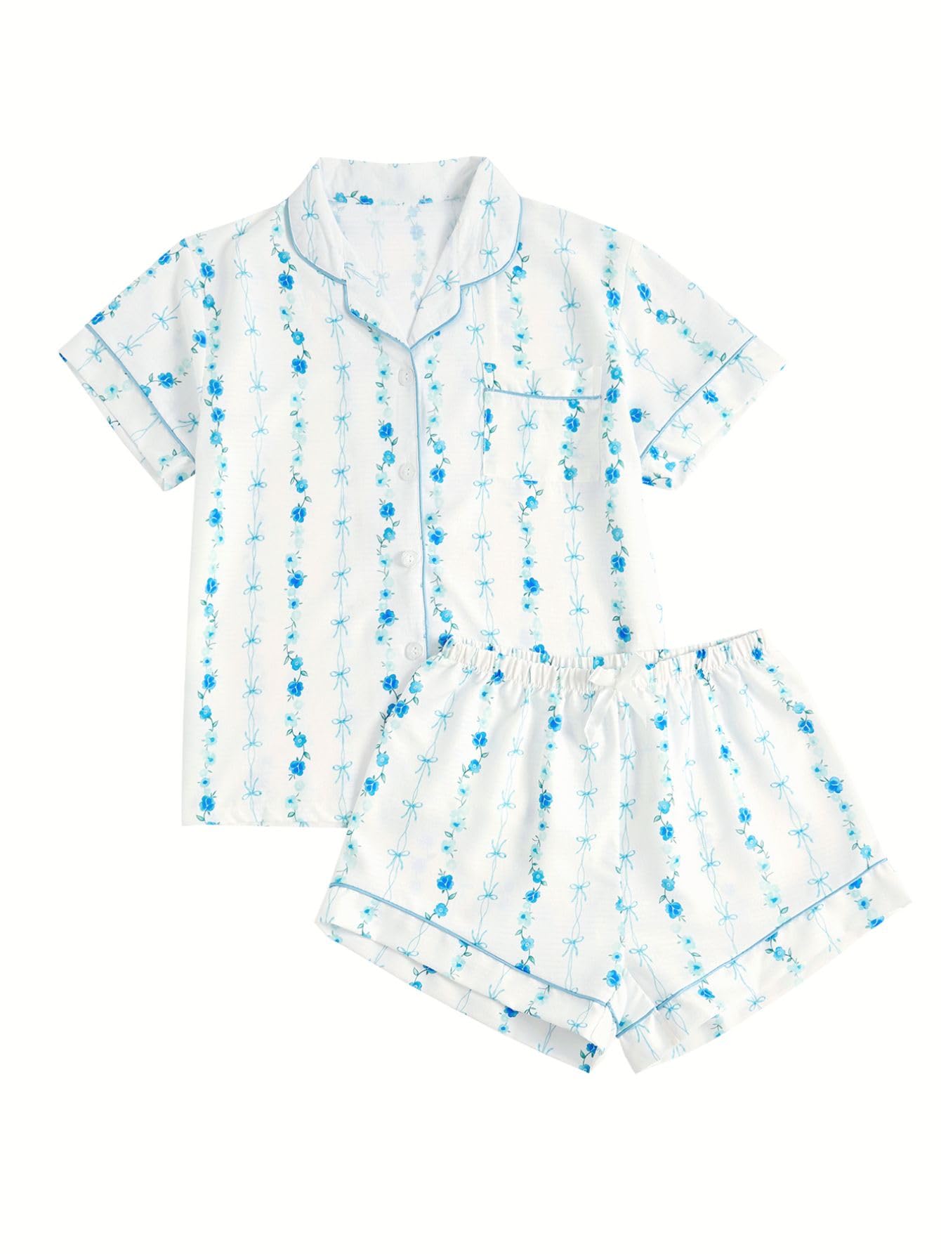 Verdusa Pajamas For Women Set 2 Piece Cute Pjs Sleepwear Lounge Sets