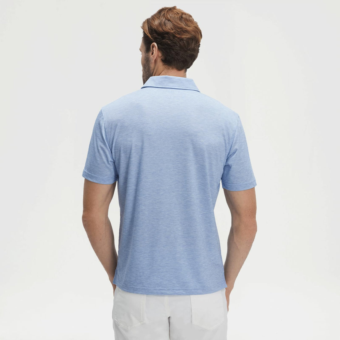 M MAELREG Men‘s Golf Shirts Short Sleeve Ultra-Light Soft Performance Quick Dry Athletic with UPF 30+ Polo Shirts for Men