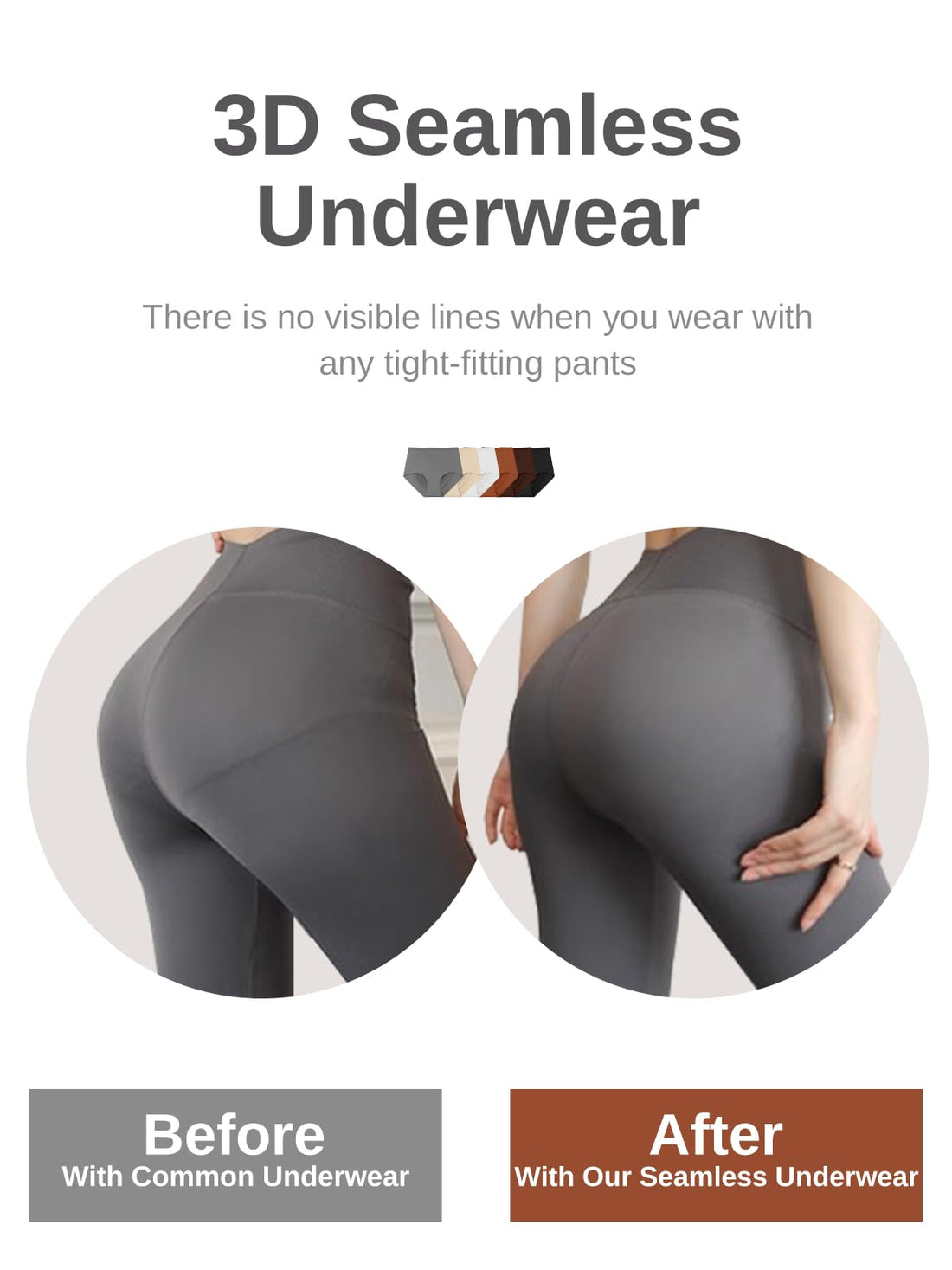 Cuweni Womens Underwear Seamless High Waisted Briefs Silky Stretch No Show Breathable Full Coverage Ladies Panties 6 Pack