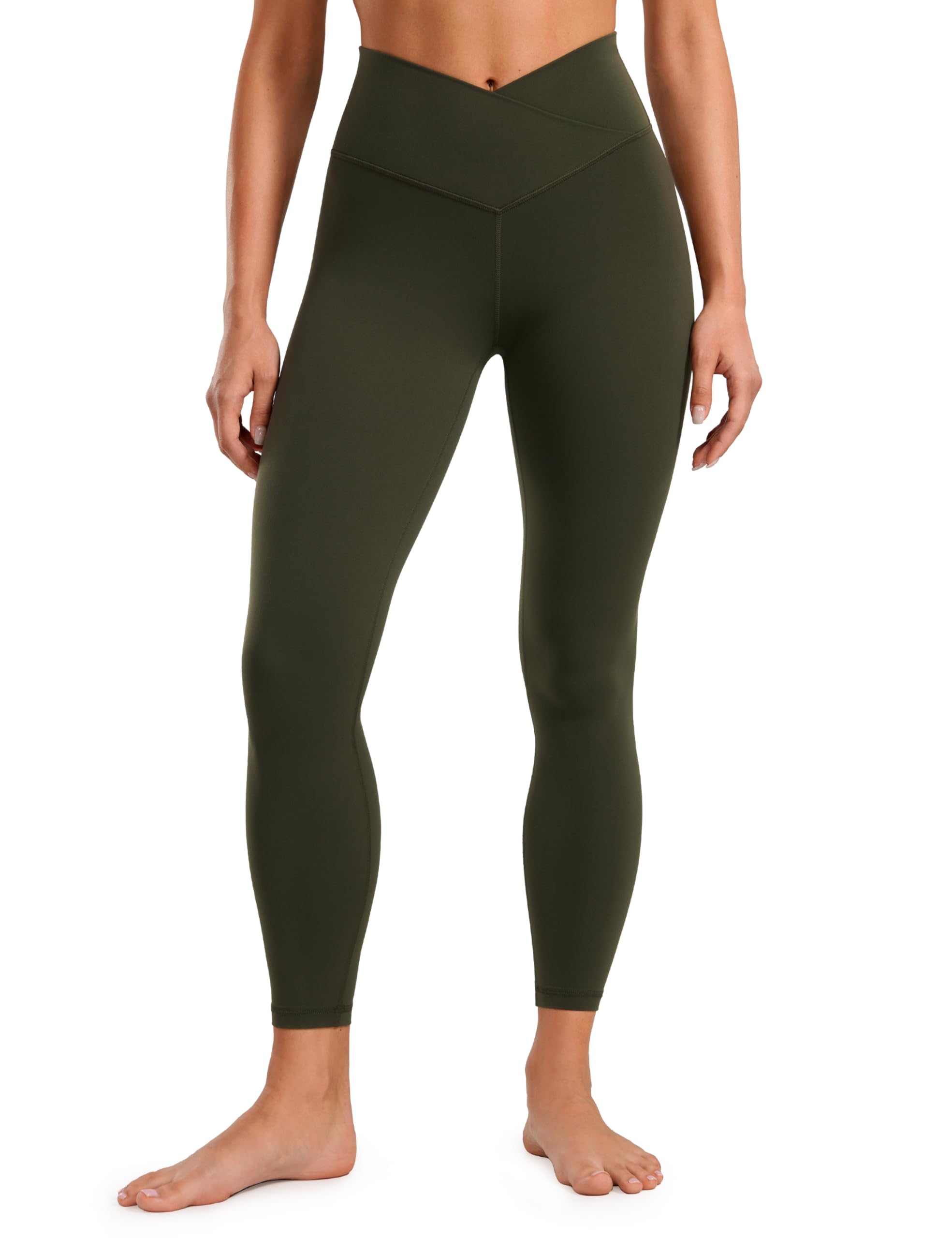 CRZ YOGA Crossover Waist Leggings 25"