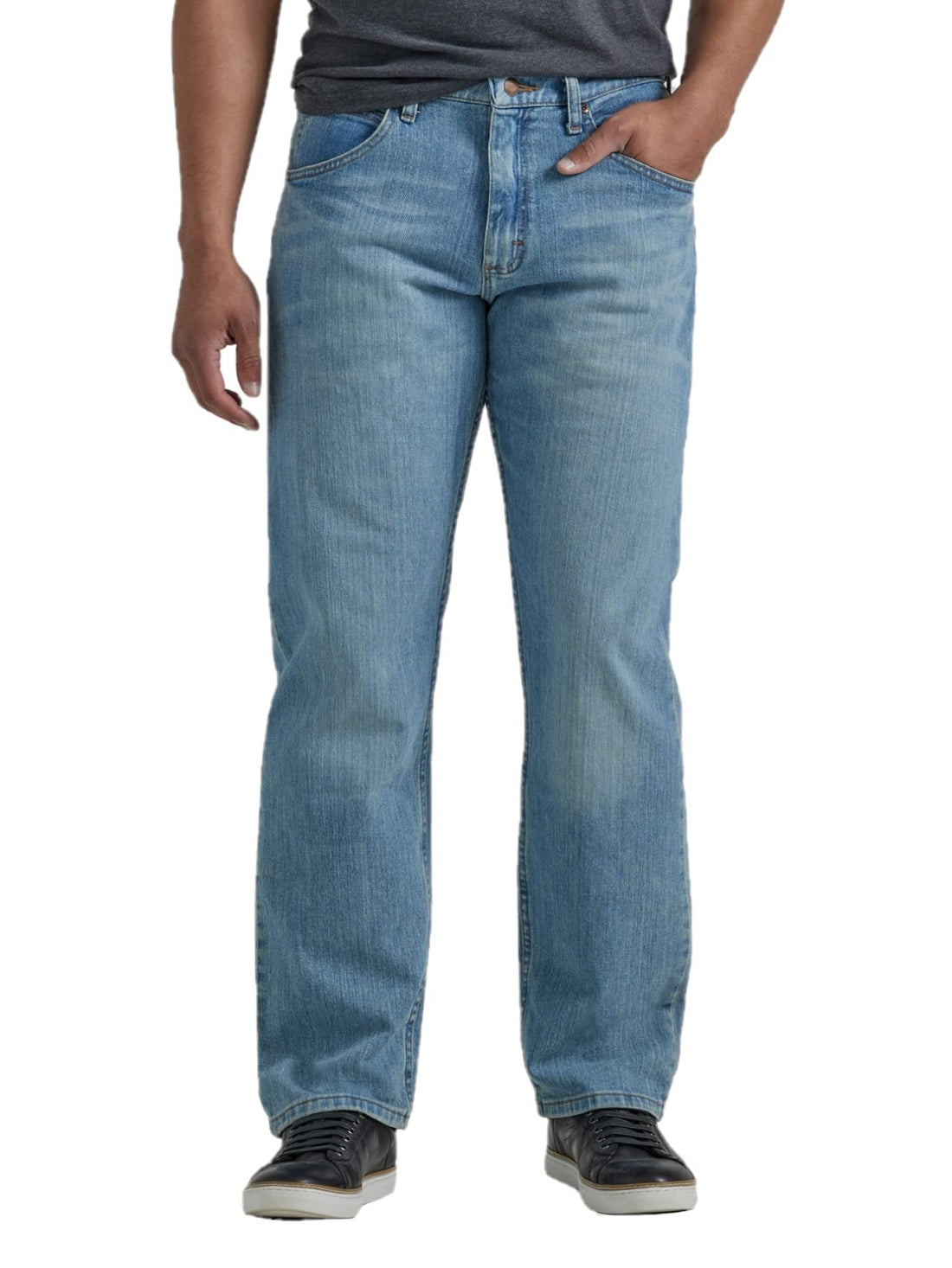 Wrangler Authentics Men's Classic 5-Pocket Relaxed Fit Flex Jean