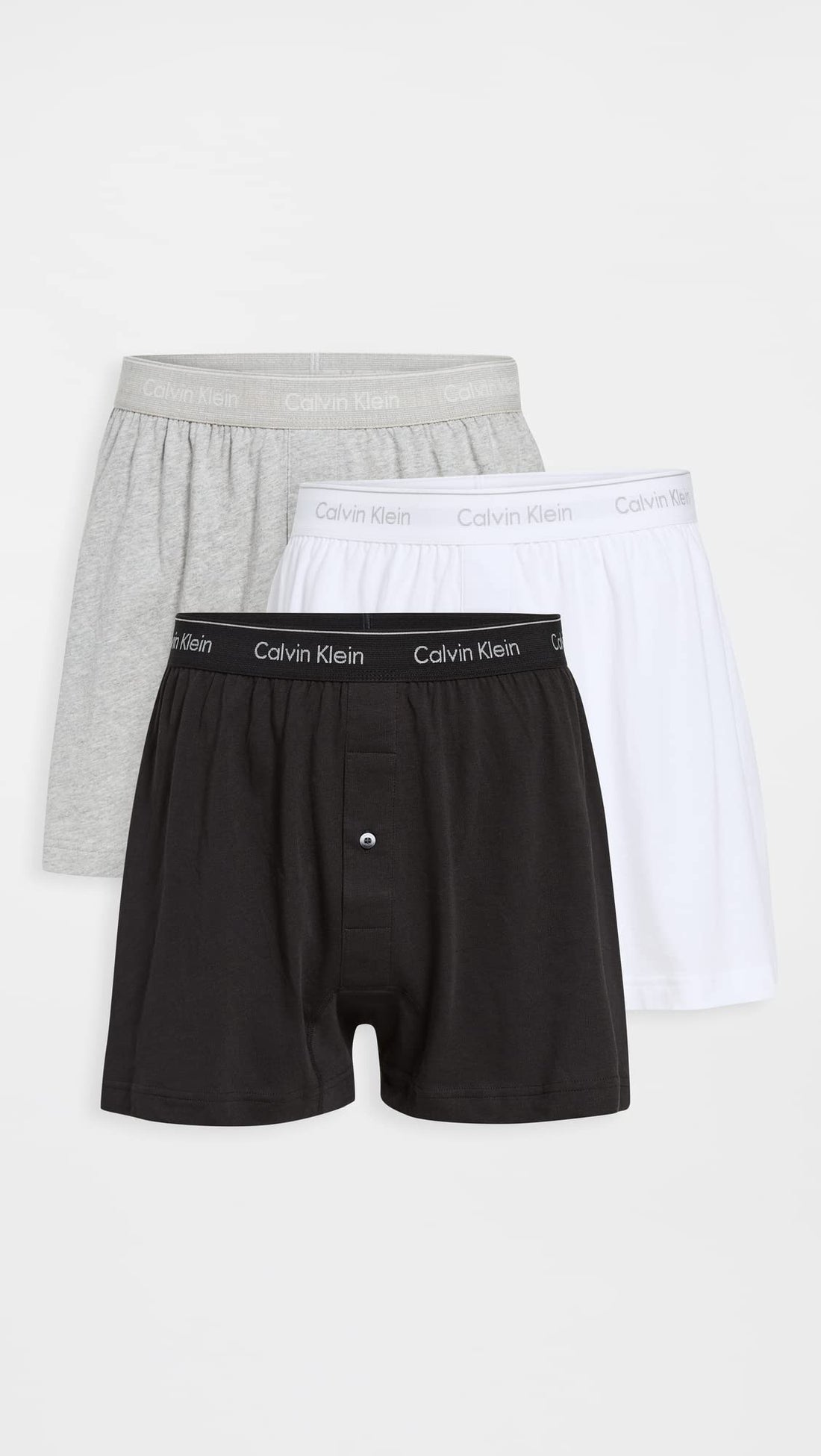 Calvin Klein Men's Cotton Classics 3-Pack Knit Boxer