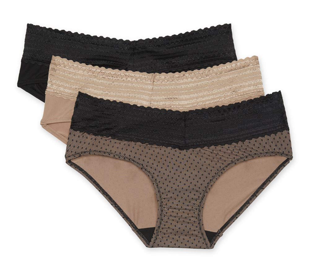 Warner's womens Blissful Benefits No Muffin 3 Pack Hipster Panties