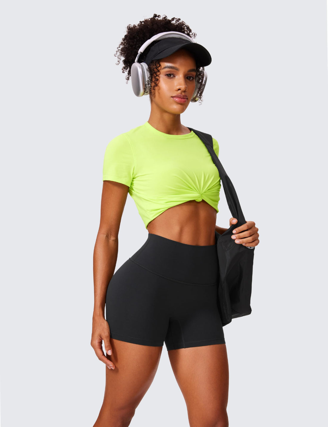 CRZ YOGA Secretsculpt Biker Shorts 4" | Booty Scrunch Butt, Butterlift, Buttery Soft, Moderate Compression, Workout, Pilates, No Front Seam, High Waist, for Women