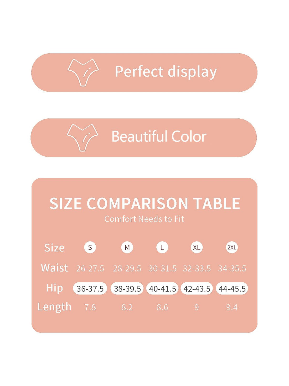 Seamless Thongs For Women V-waisted No Show Underwear 6-Pack | No Show Thong Seamless Panties Breathable Comfortable Underwear