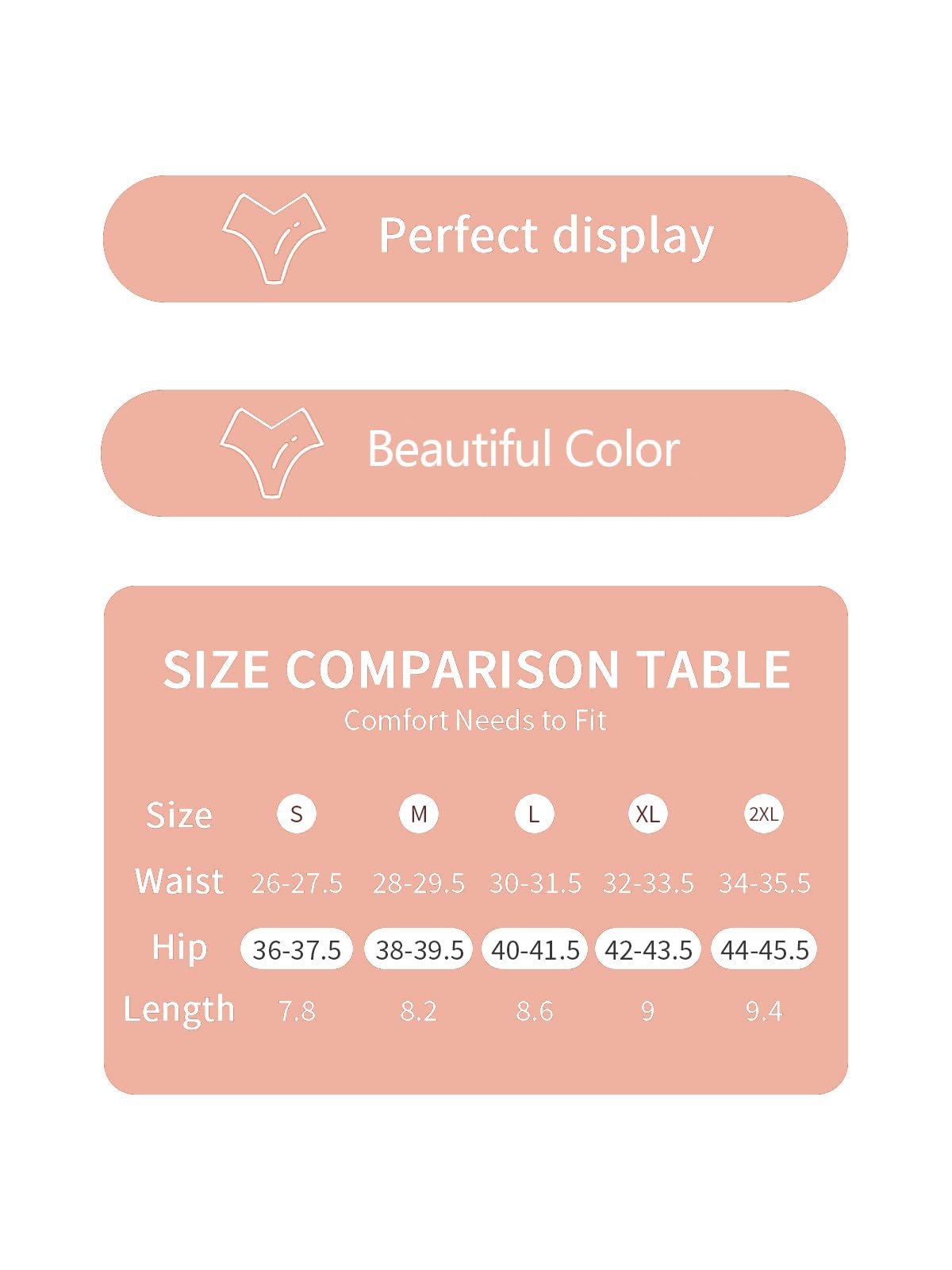 Seamless Thongs For Women V-waisted No Show Underwear 6-Pack | No Show Thong Seamless Panties Breathable Comfortable Underwear