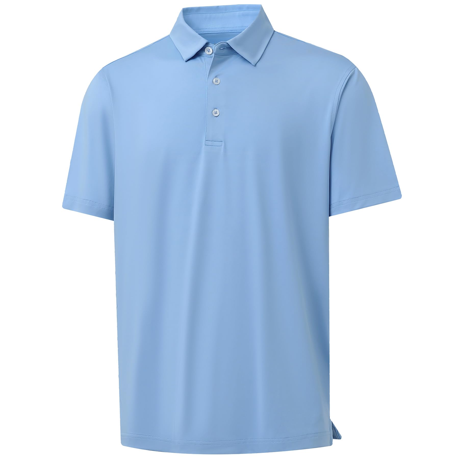 M MAELREG Golf Shirts for Men Dry Fit Performance Chest Print Color Block Moisture Wicking Casual Short Sleeve Polo Shirts