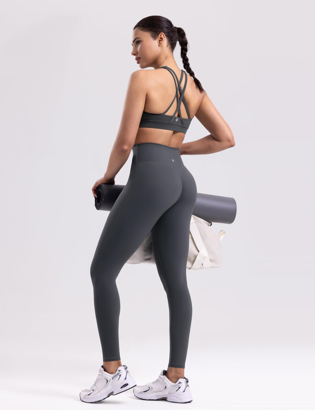 ENERBLOOM Yoga Leggings for Women Hidden Scrunch 25"/28"