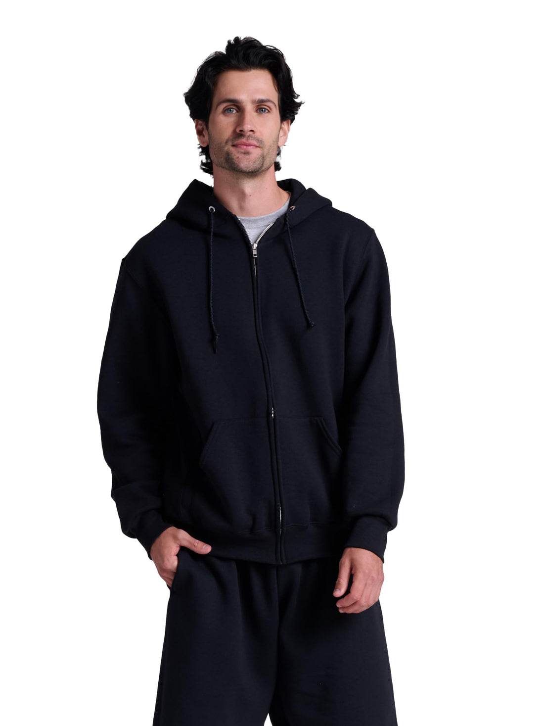 Russell Athletic mens Dri-power Fleece Hoodies, Moisture Wicking, Cotton Blend, Relaxed Fit, Sizes S-4x