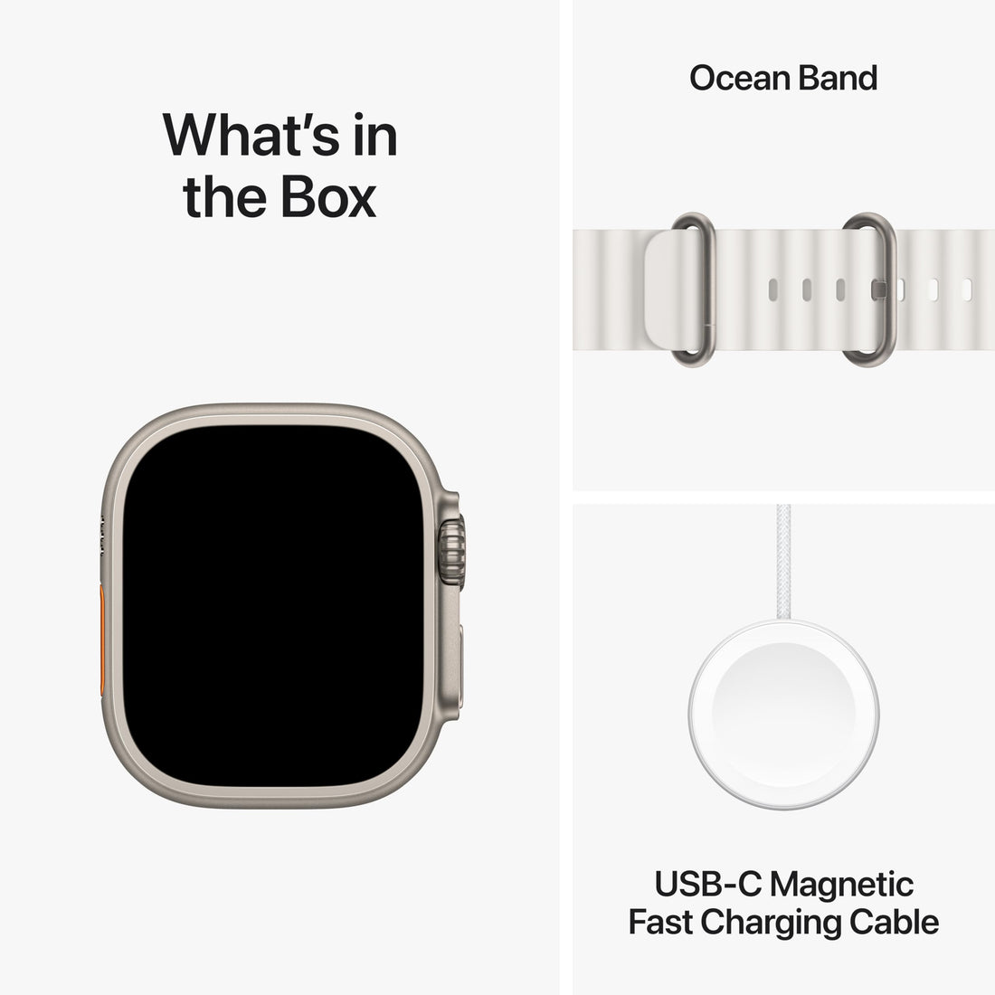 Apple Watch Ultra 2 [GPS + Cellular, 49mm] - Titanium Case with Blue Ocean Band, One Size (Renewed)
