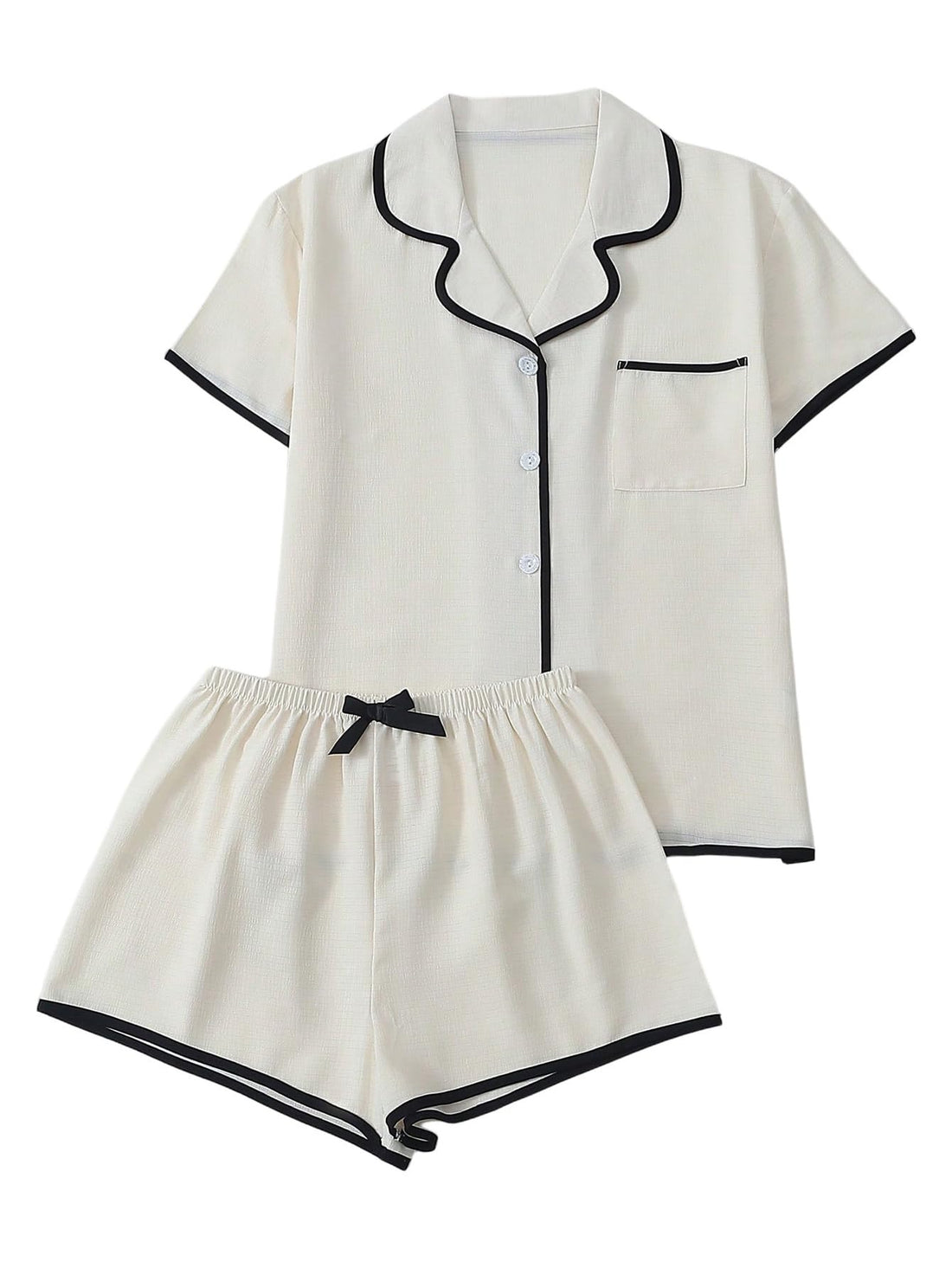 Verdusa Pajamas For Women Set 2 Piece Cute Pjs Sleepwear Lounge Sets