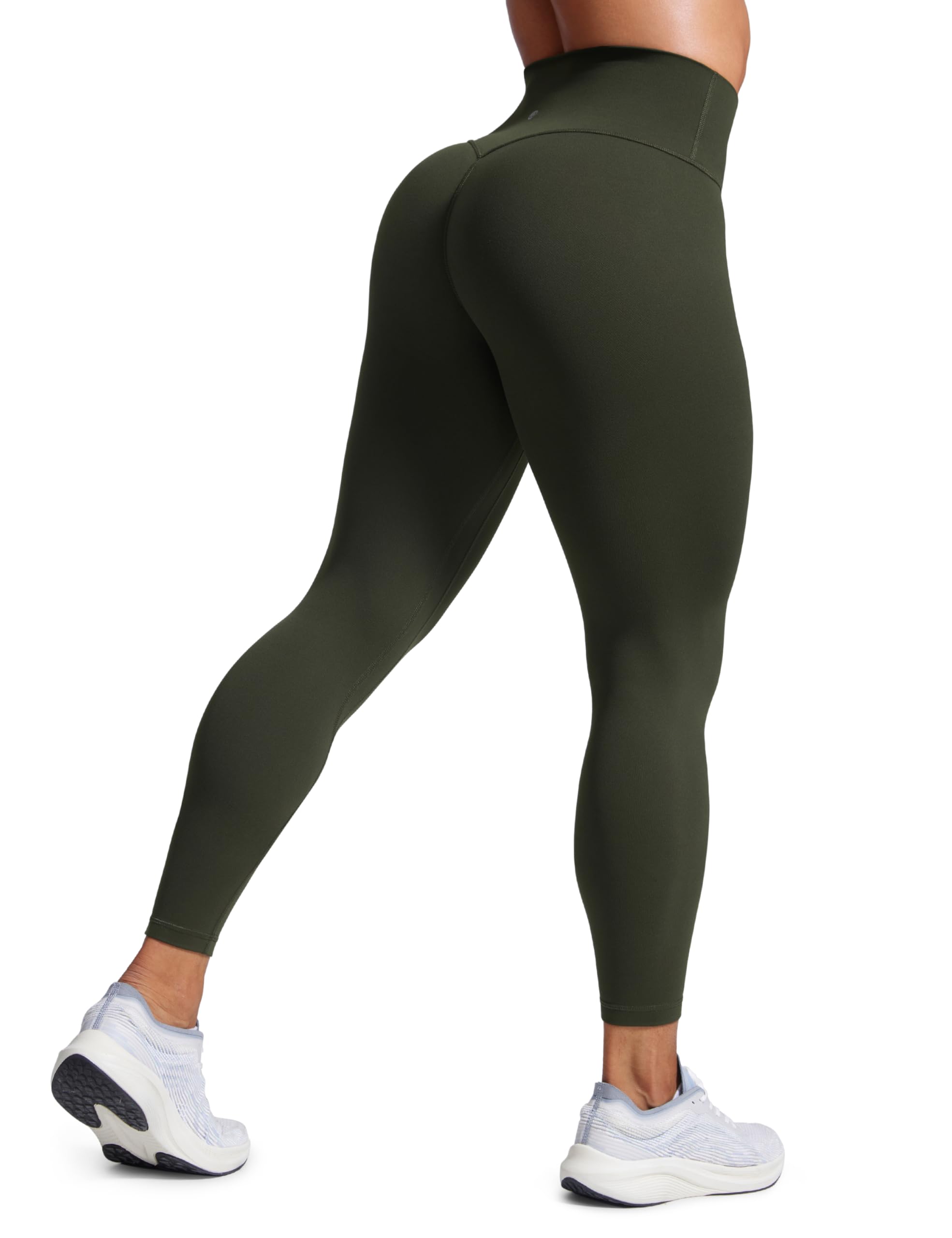 CRZ YOGA Secretsculpt Leggings 25" | Butterlift, Buttery Soft, Moderate Compression, Workout, Pilates, No Front Seam, Booty Scrunch Butt, High Waist, for Women