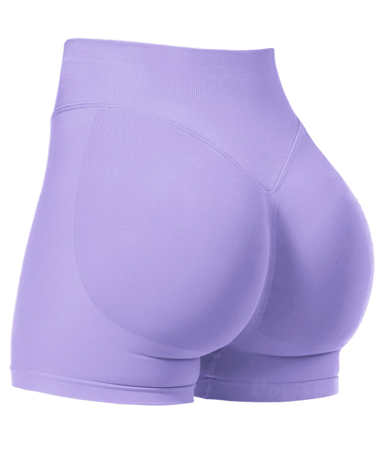VOYJOY Women Workout Impact Shorts 2.5"/ 3.6"/ 4.5"/ 6" Scrunch Butt Booty | Tummy Control, High Waisted, Bike Short, Gentle Compression, for Women