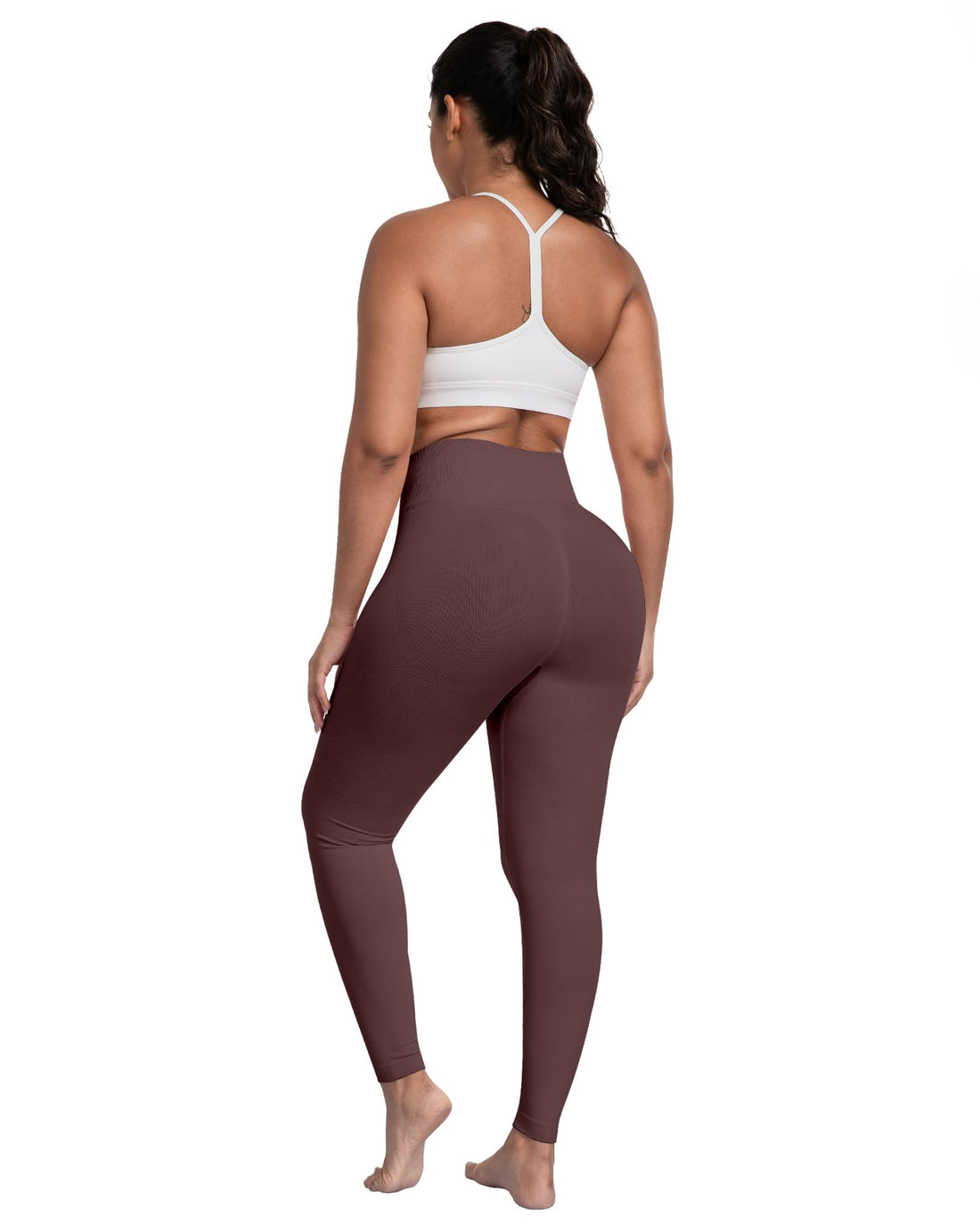 ATHVOTAR Workout Gym Leggings Women, High Waisted Seamless Butt Lifting Scrunch Butt Sports Leggings