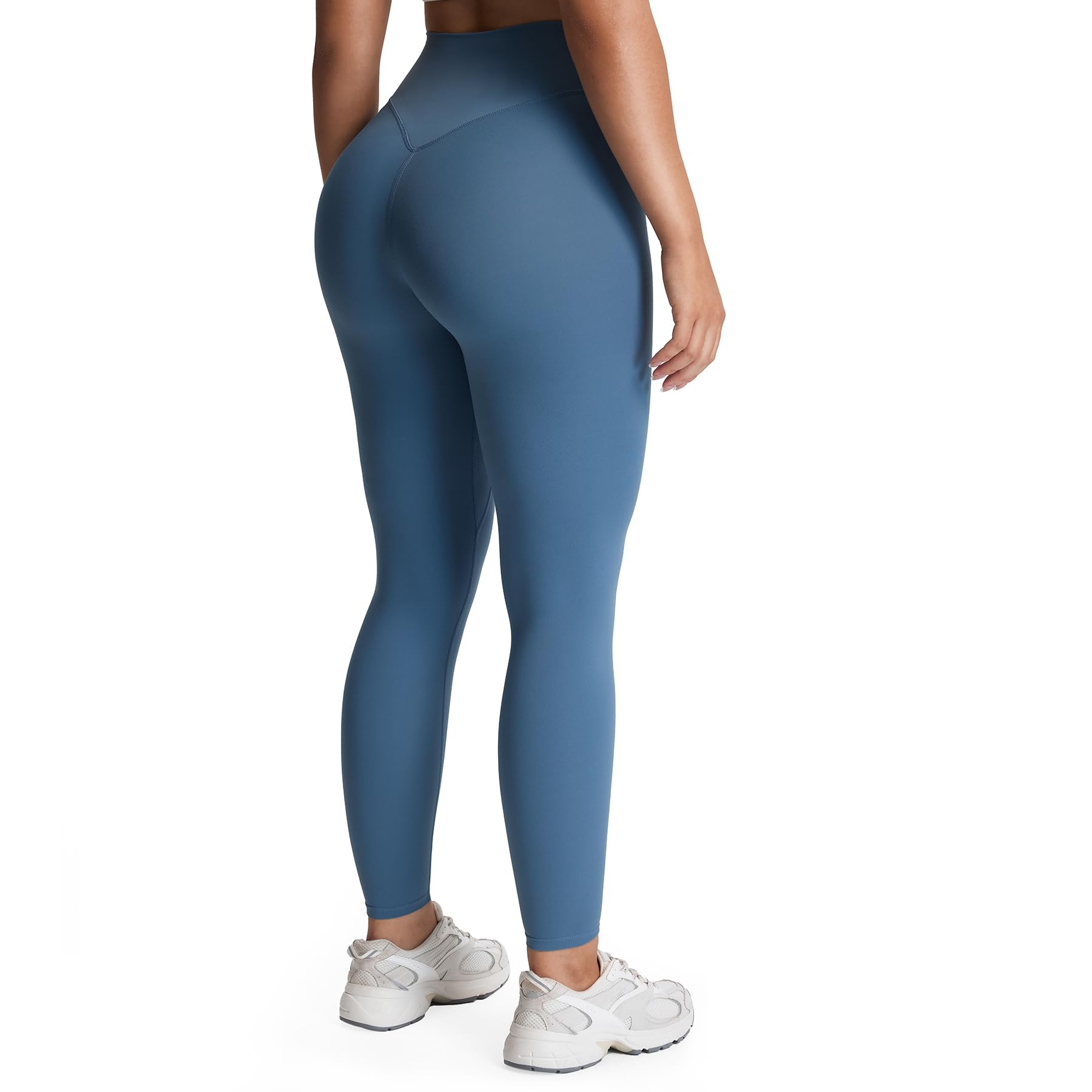 Aoxjox High Waisted Workout Leggings for Women Tummy Control Buttery Soft Yoga Metamorph Deep V Pants 26"