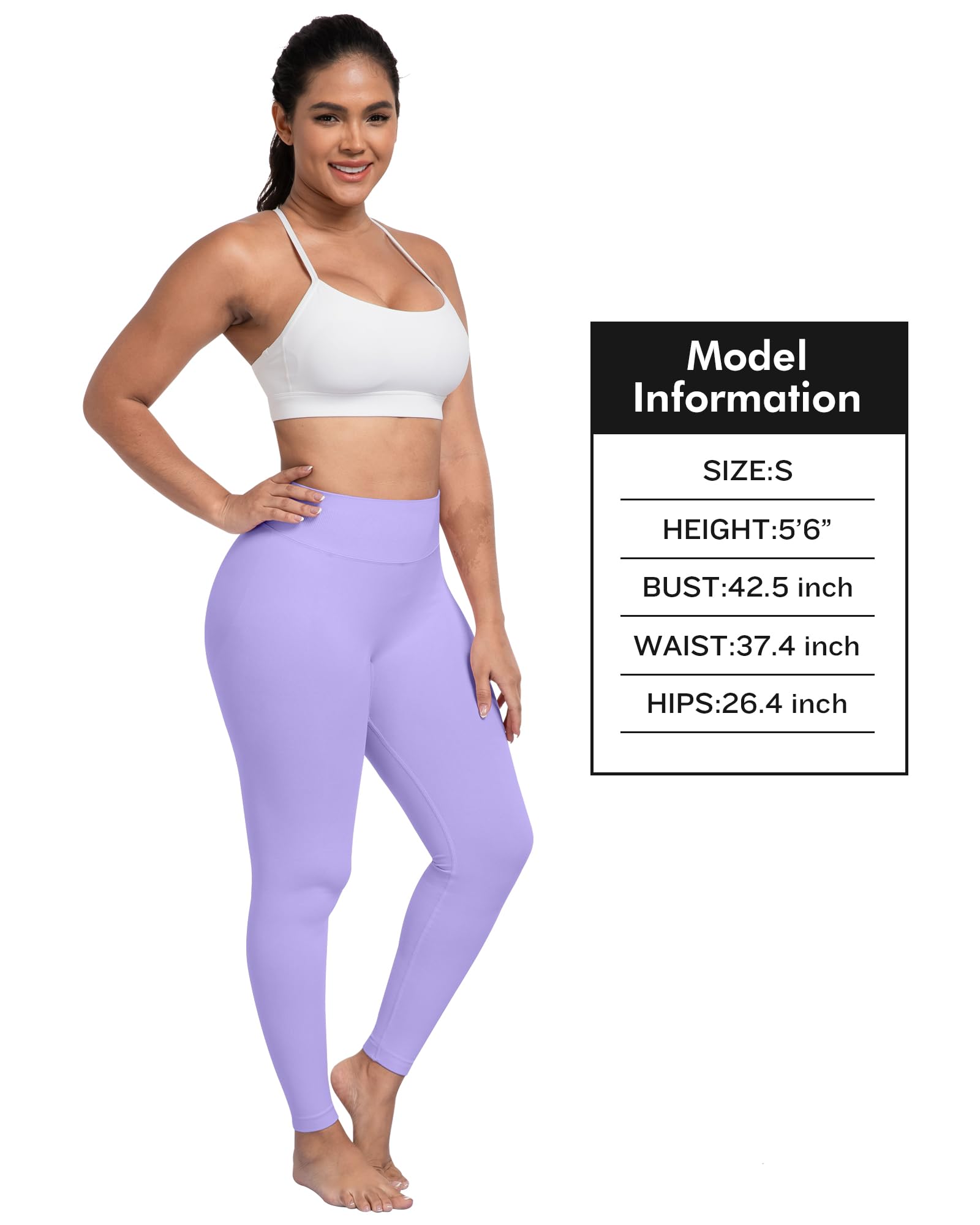 ATHVOTAR Workout Gym Leggings Women, High Waisted Seamless Butt Lifting Scrunch Butt Sports Leggings
