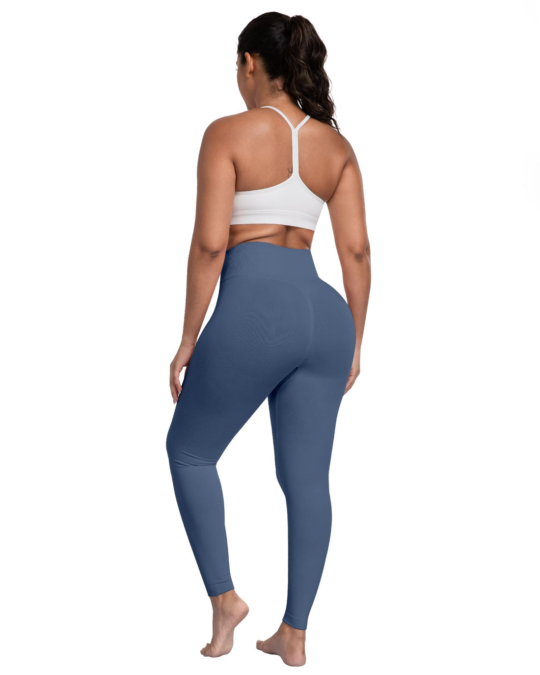 ATHVOTAR Workout Gym Leggings Women, High Waisted Seamless Butt Lifting Scrunch Butt Sports Leggings