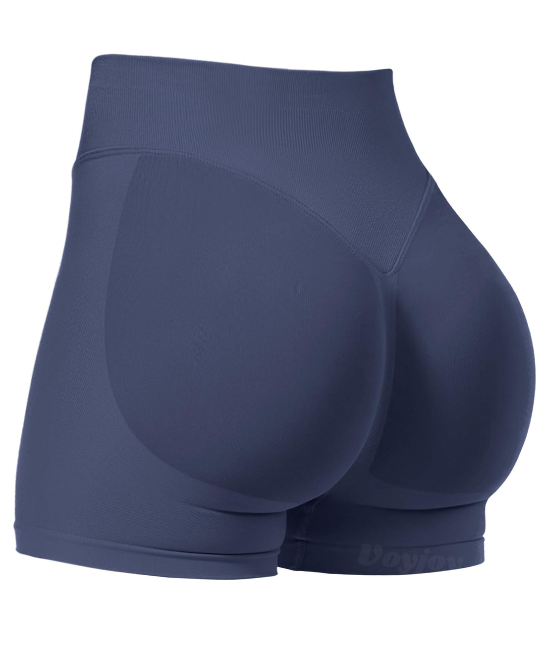 VOYJOY Women Workout Impact Shorts 2.5"/ 3.6"/ 4.5"/ 6" Scrunch Butt Booty | Tummy Control, High Waisted, Bike Short, Gentle Compression, for Women