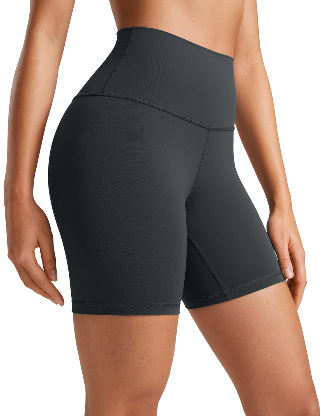 CRZ YOGA Butterluxe Biker Shorts 6" | Extremely Soft, Gentle Compression, Yoga, High Waisted, for Women