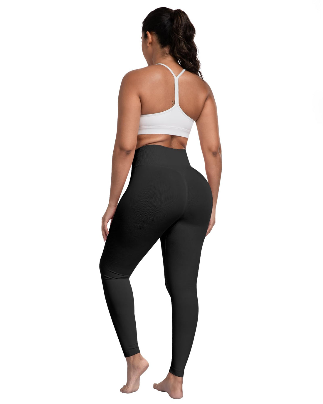 ATHVOTAR Workout Gym Leggings Women, High Waisted Seamless Butt Lifting Scrunch Butt Sports Leggings