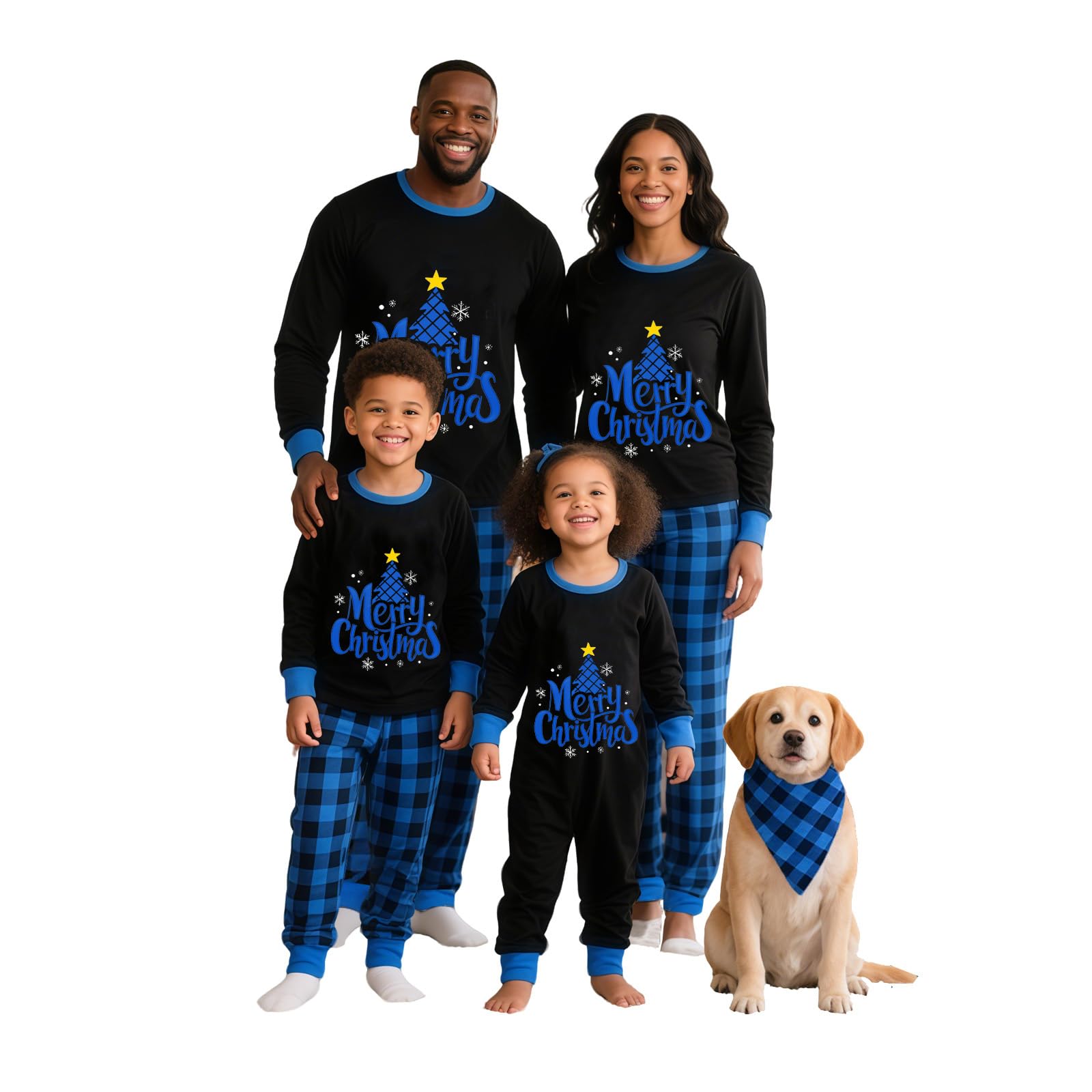 OAKFashion Christmas Pajamas for Family, Xmas Pajamas Family Christmas Pjs Matching Sets Holiday Nightwear Jammies