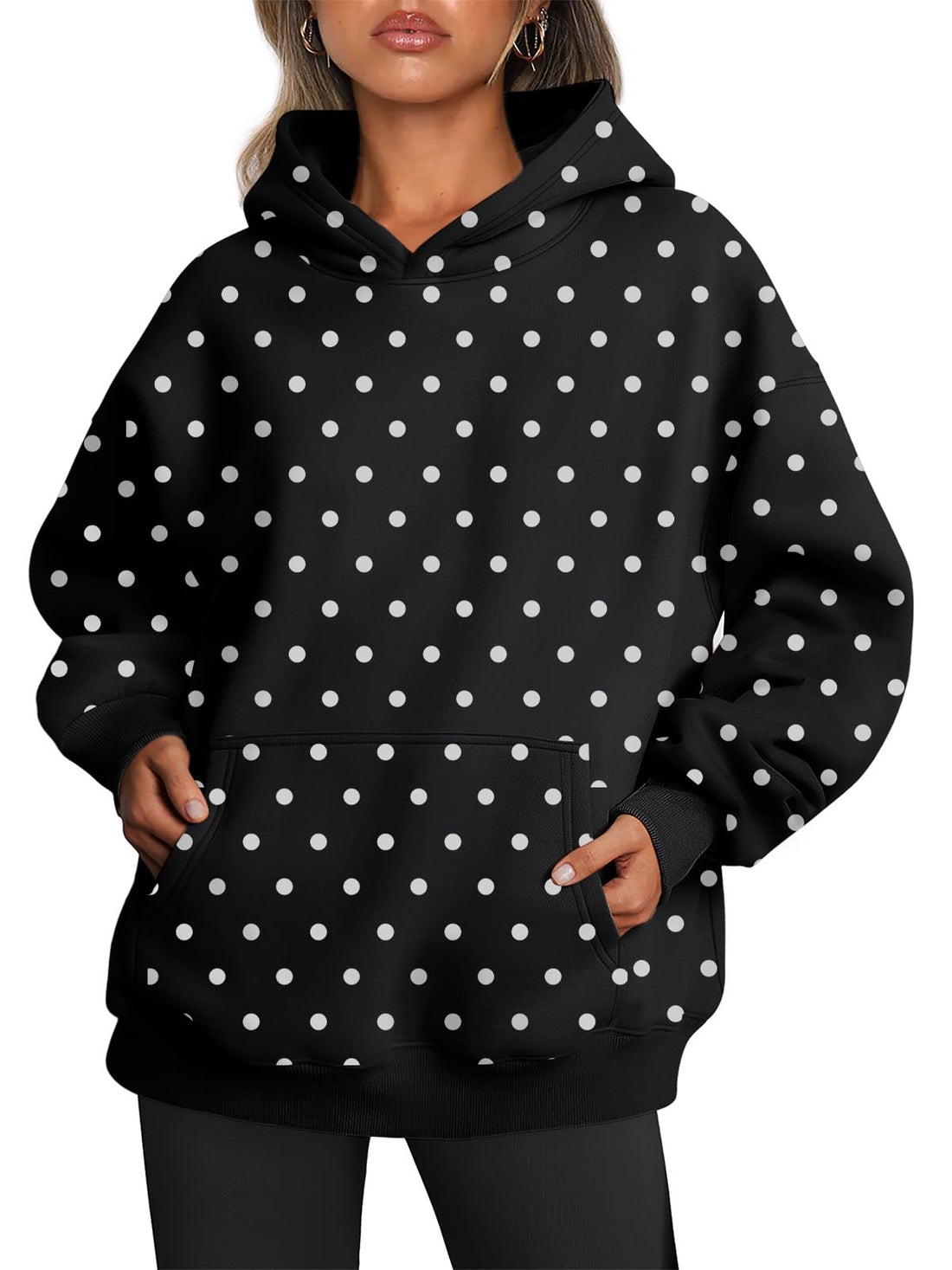 Trendy Queen Women Oversized Hoodies Fall Outfits | Gentle Skin Feel, Aesthetic Drop Shoulder, Large Kangaroo Pocket, Seamless Daily Outfit Match