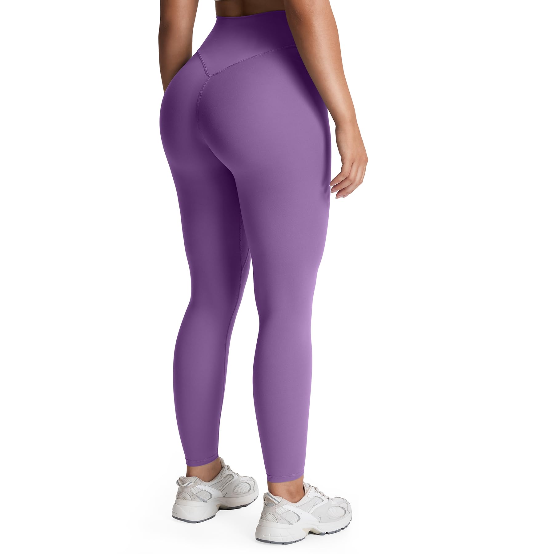 Aoxjox High Waisted Workout Leggings for Women Tummy Control Buttery Soft Yoga Metamorph Deep V Pants 26"