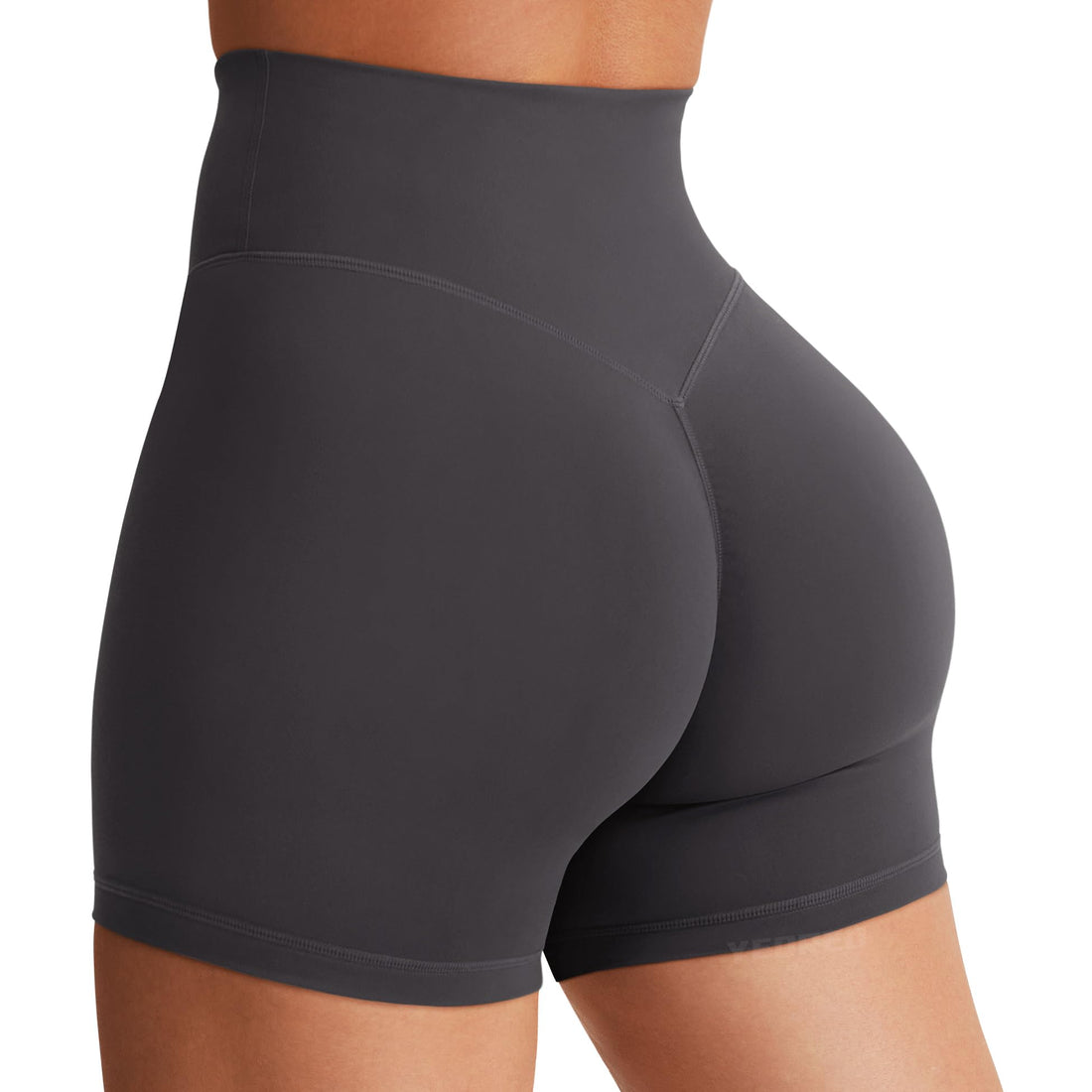 YEOREO SoftHue Women's Biker Shorts Workout Hidden Scrunch Gym Shorts | High Waist, Tummy Control, Buttery Soft, No Front Seam, Running Shorts, 3.6" /4.5" / 6"