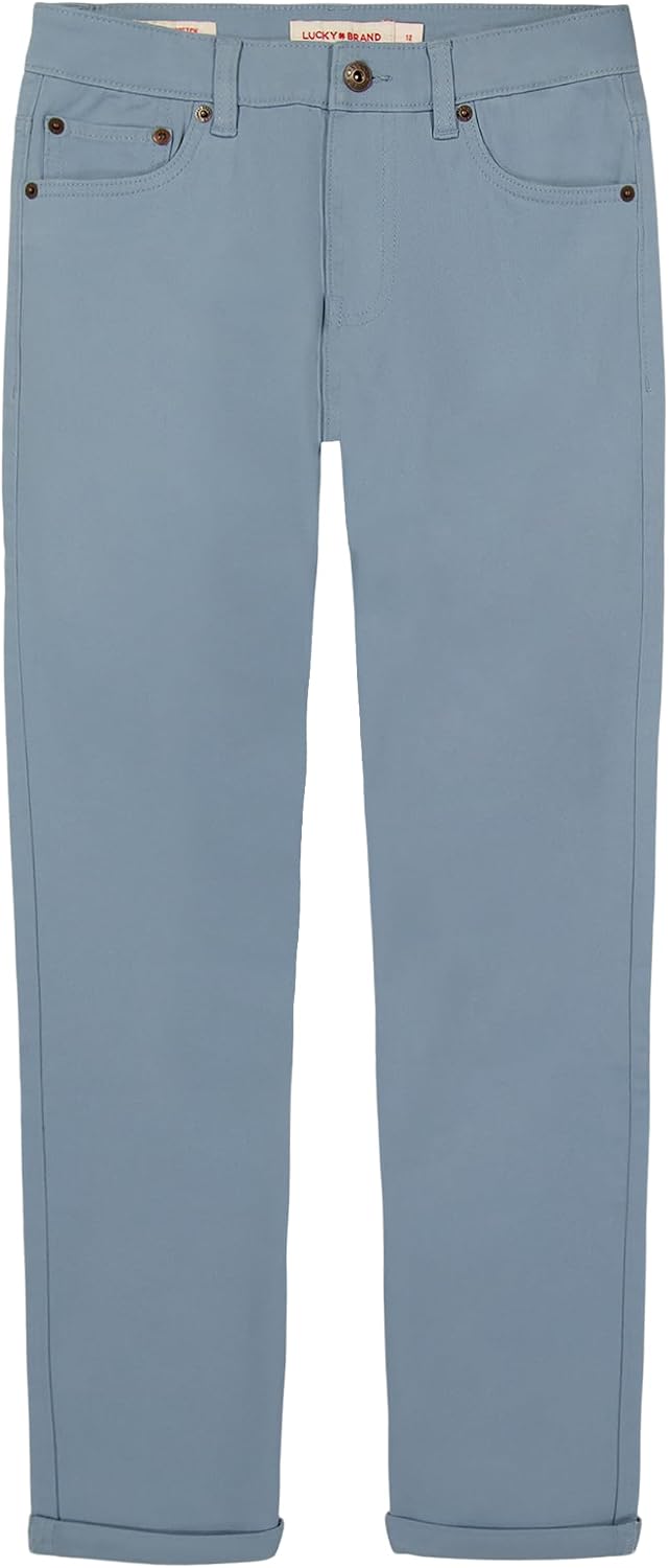 Lucky Brand Boys' Skinny Fit Stretch Twill Pants