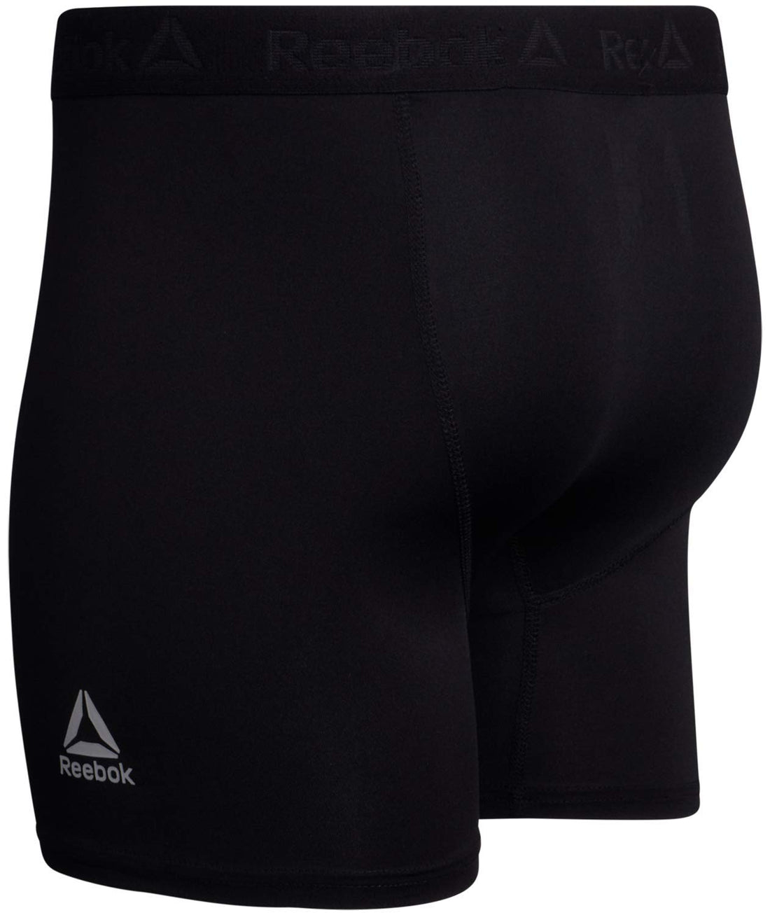 Reebok Mens Boxer Briefs - 4 Pack Underwear with Contour Pouch, 6'' Inseam | Athletic Stretch Performance Moisture-Wicking Fabric, No Fly Pouch, Tag-Free Waistband