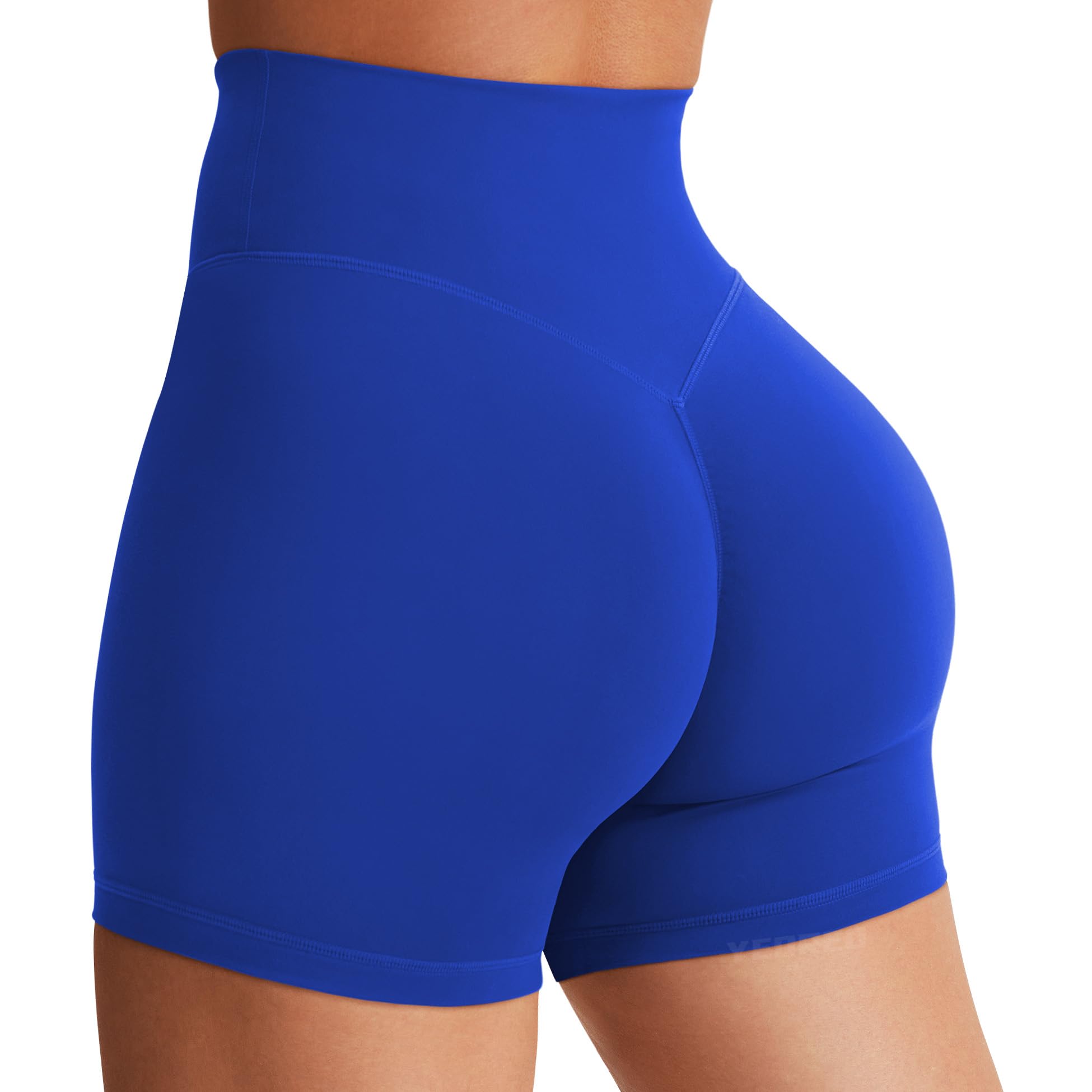 YEOREO SoftHue Women's Biker Shorts Workout Hidden Scrunch Gym Shorts | High Waist, Tummy Control, Buttery Soft, No Front Seam, Running Shorts, 3.6" /4.5" / 6"