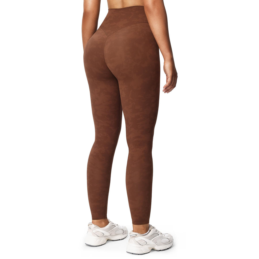 Aoxjox High Waisted Workout Leggings for Women Tummy Control Buttery Soft Yoga Metamorph Deep V Pants 26"