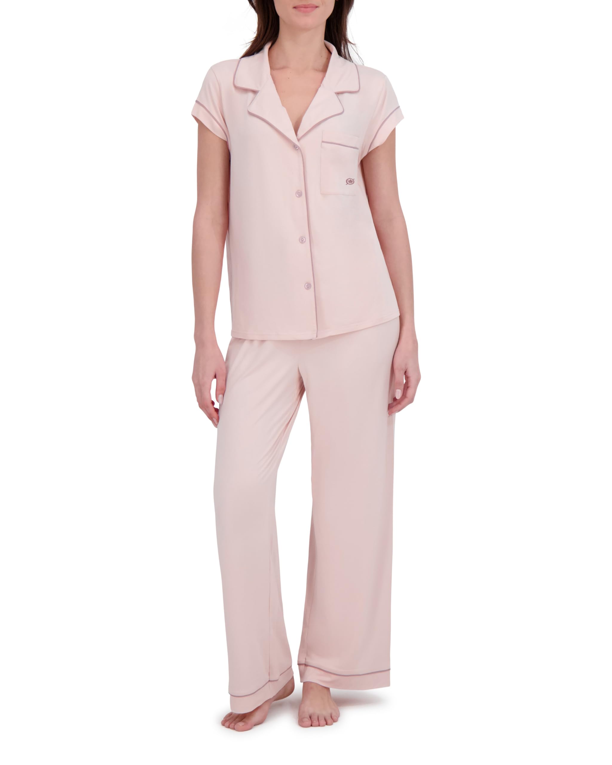 BORN Pajamas for Women Set Button Down