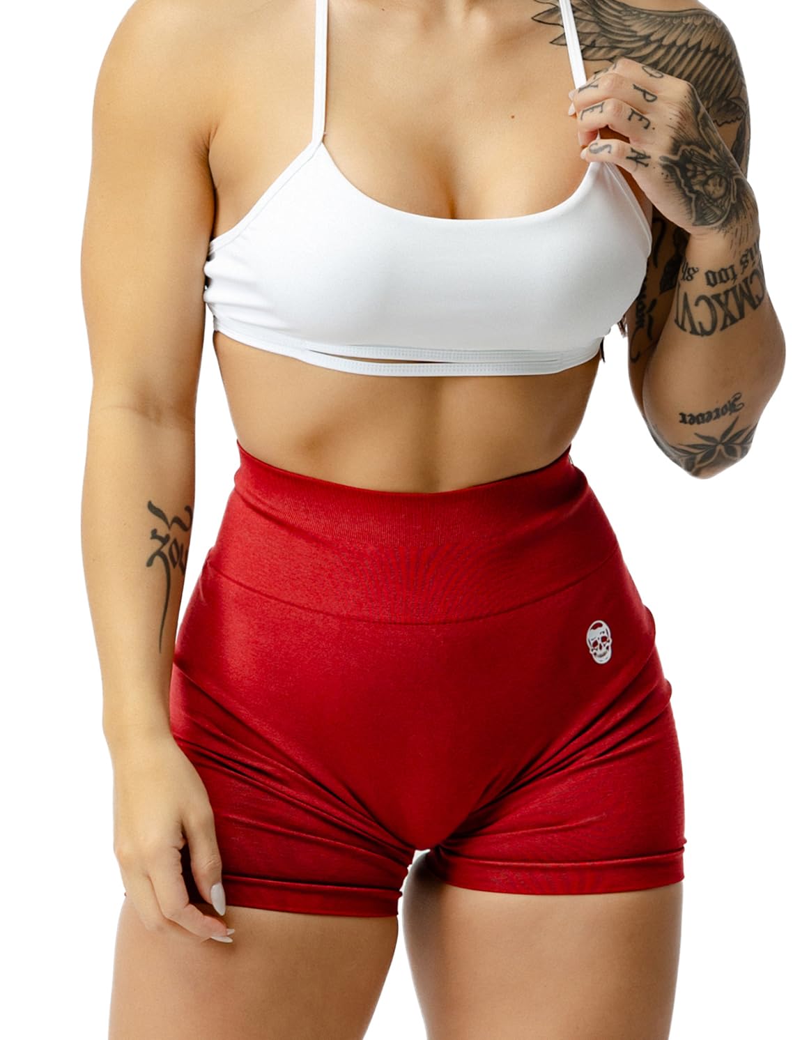 Gymreapers Infinity Seamless Workout Shorts High Waist Biker Shorts for Women Athletic Gym Running Pilates Yoga Sport Short