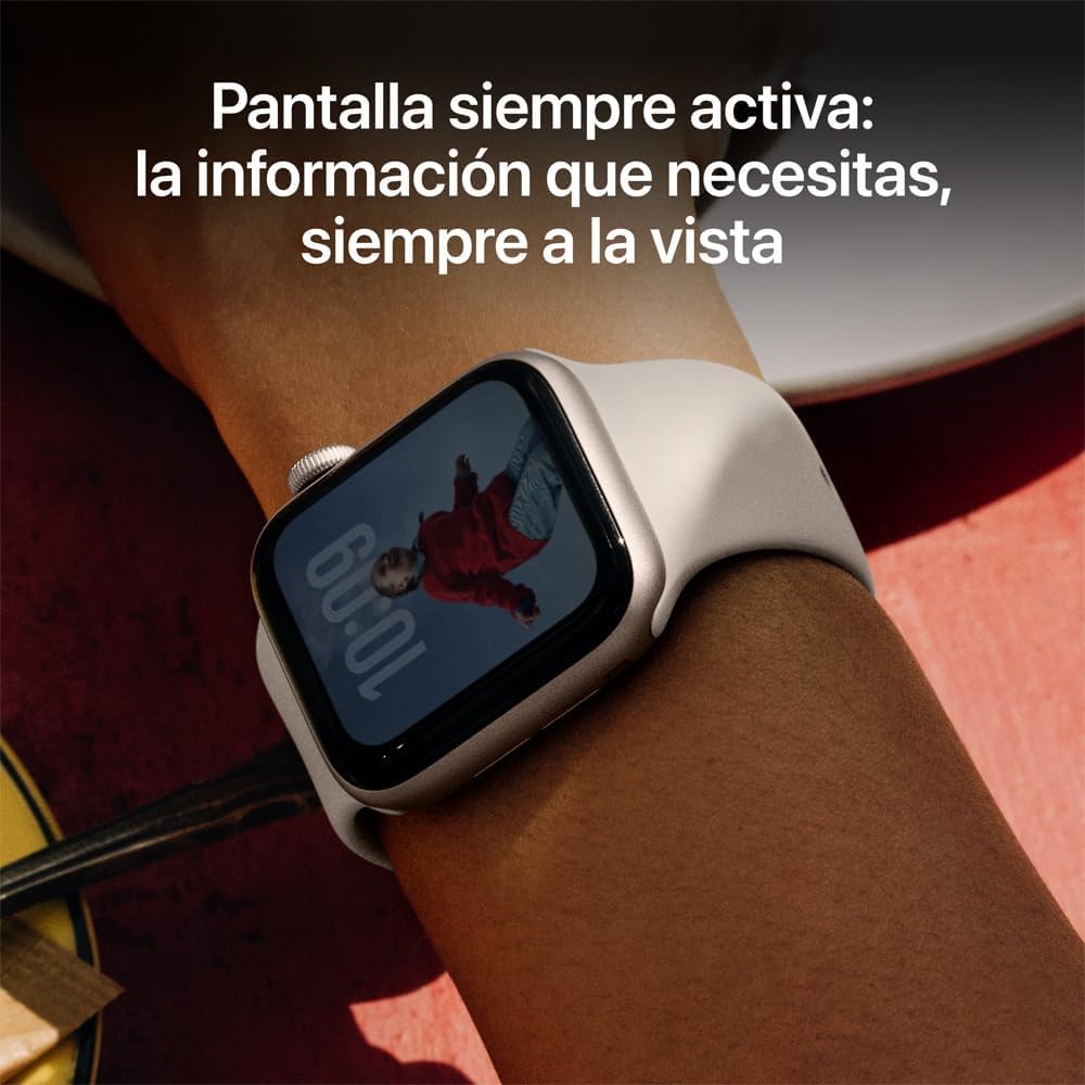 Apple Watch SE 3 [GPS + Cellular, 40mm] Midnight Aluminum Case with Black Sport Band, S/M (Renewed)