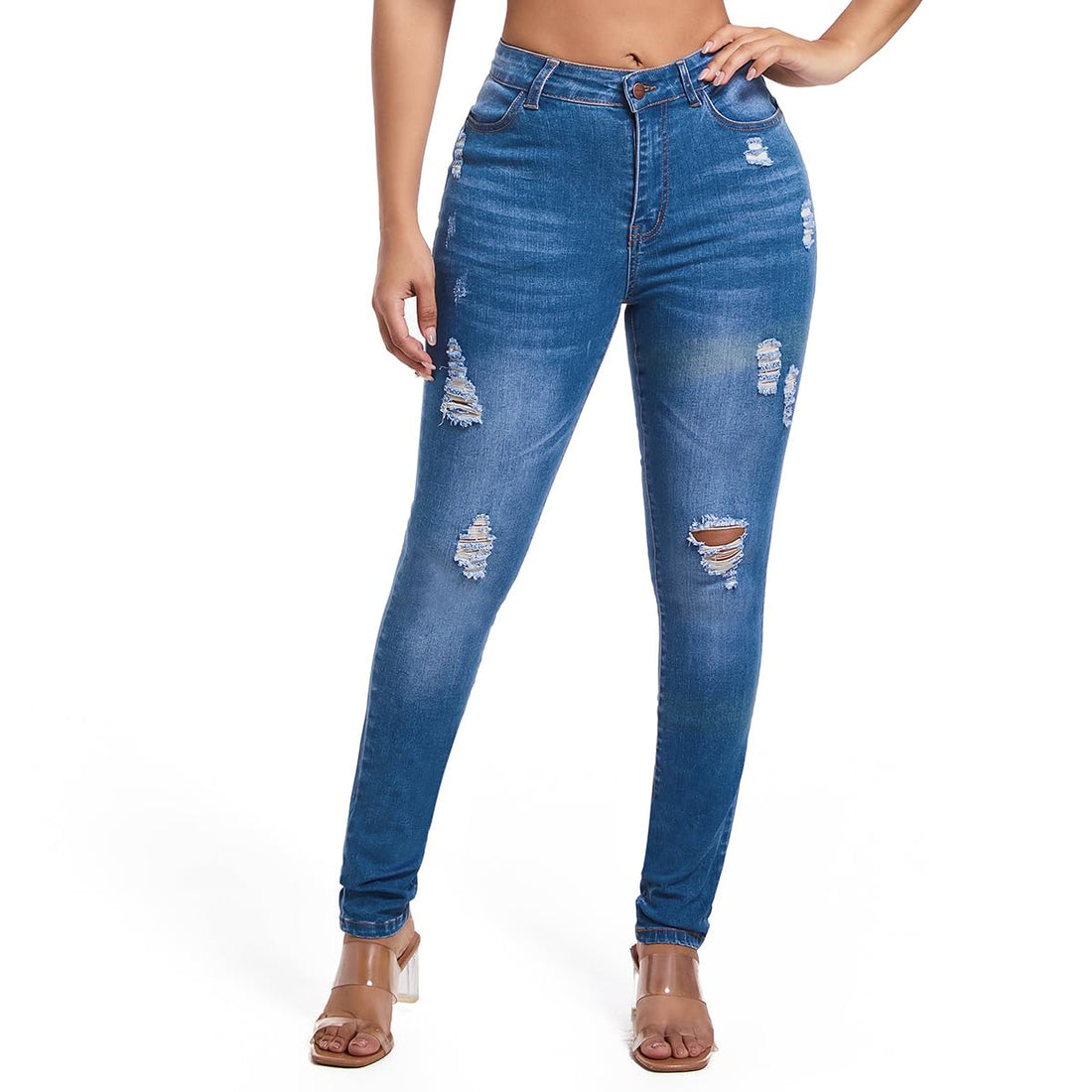FISCLOSIN Women Colombian Design,Butt Lift,Sexy Skinny Jeans,Stretch Denim Pants