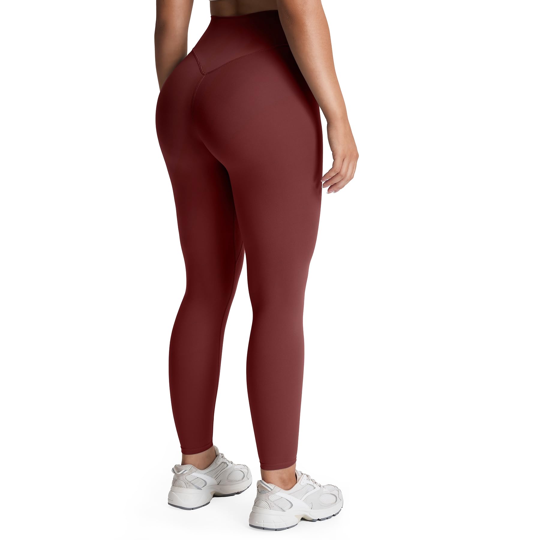 Aoxjox High Waisted Workout Leggings for Women Tummy Control Buttery Soft Yoga Metamorph Deep V Pants 26"