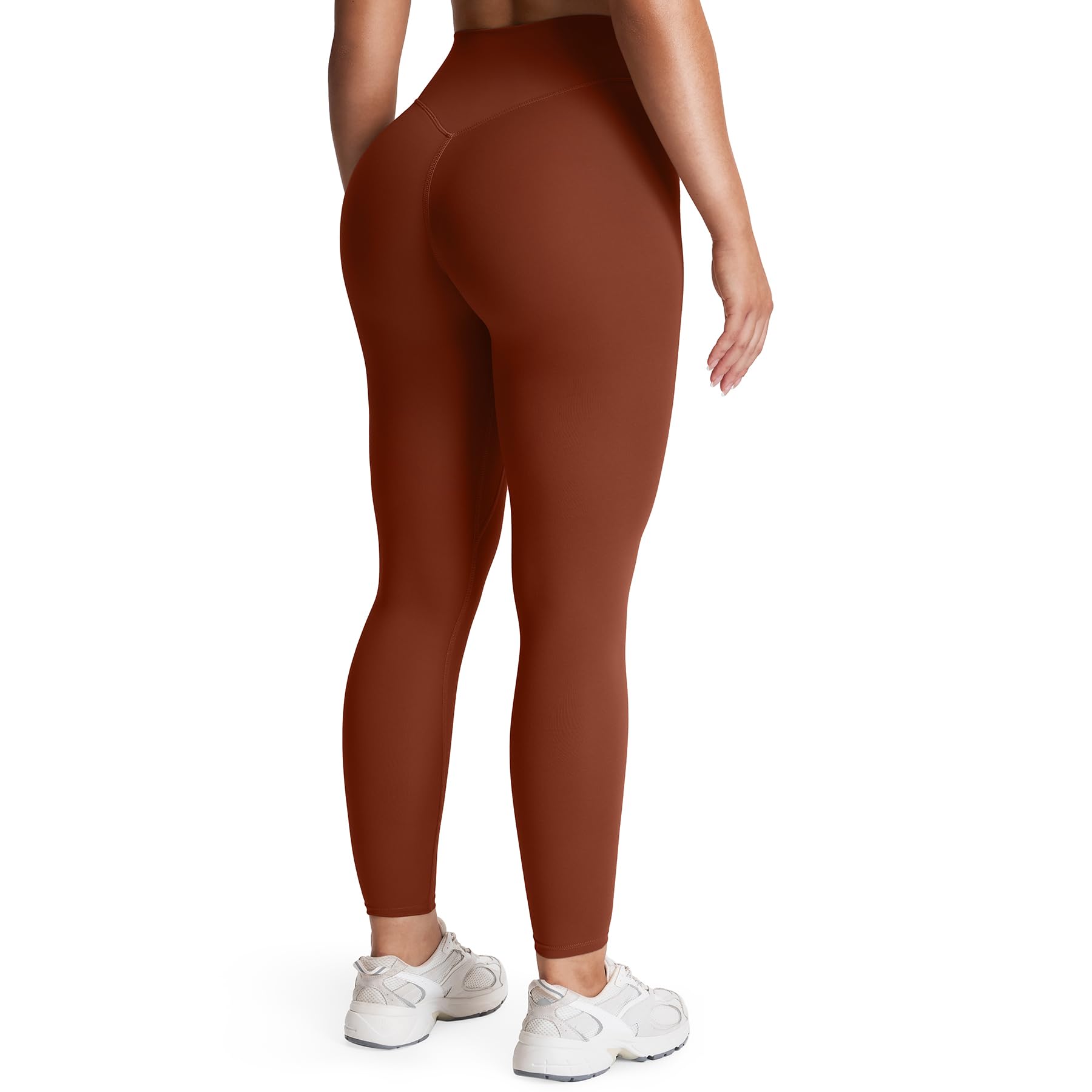 Aoxjox High Waisted Workout Leggings for Women Tummy Control Buttery Soft Yoga Metamorph Deep V Pants 26"