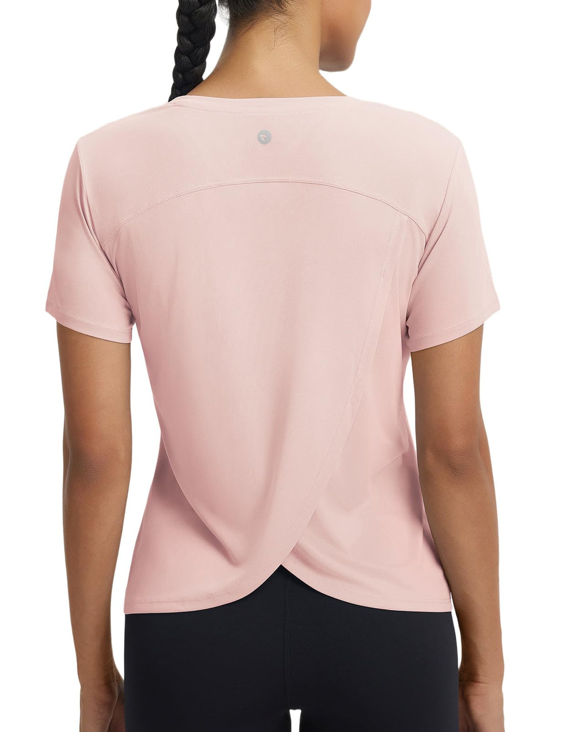 baleaf Women's Athletic Tops Short Sleeve Workout Shirts | Quick Dry, Moisture-wicking, Breathable, Lightweight, Stretchy, Sun Protection, Crew Neck, for Running, Gym, Tennis, Yoga