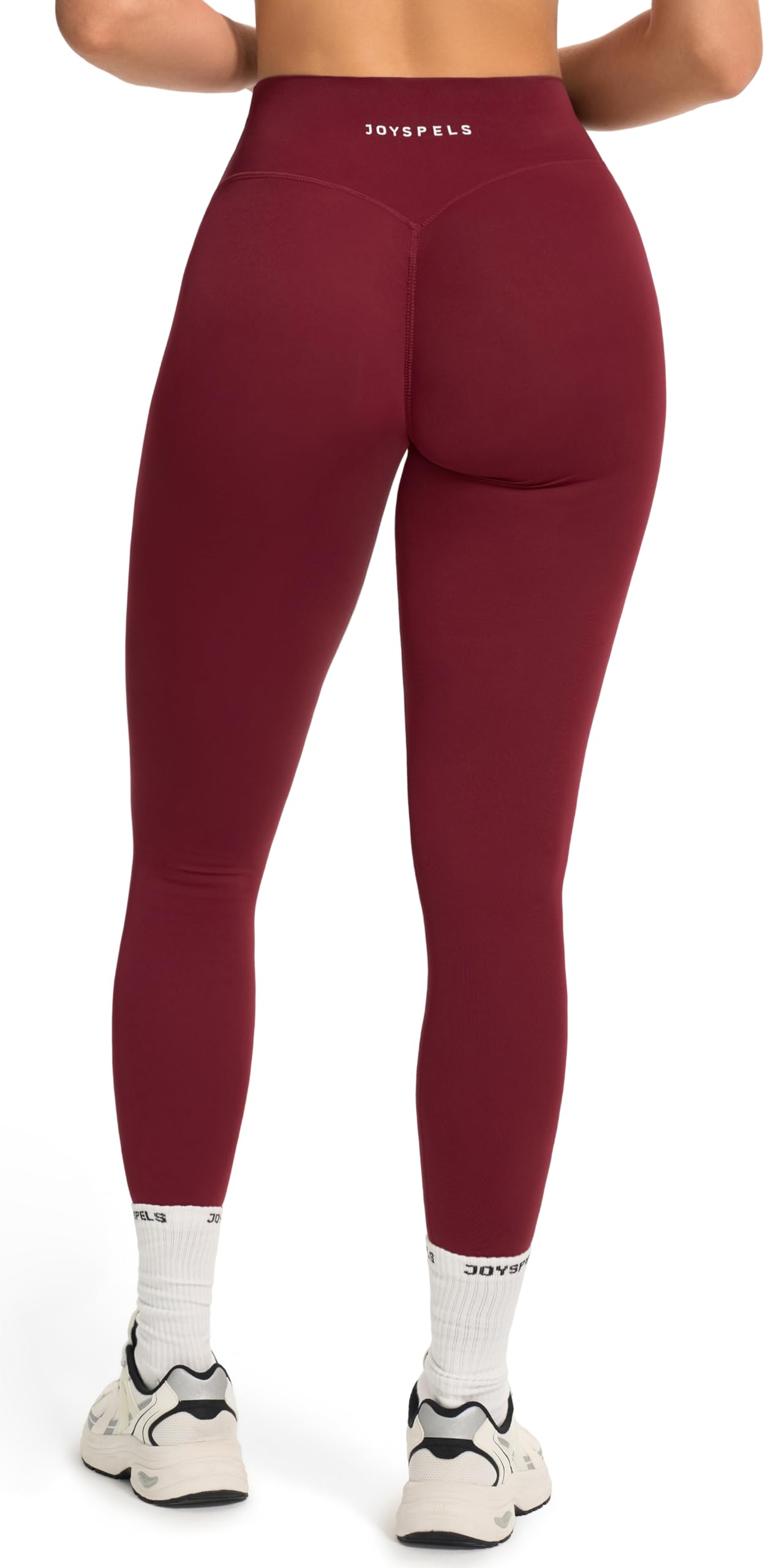 JOYSPELS Womens No Front Seam Workout Hidden Scrunch Legging 25"/ 28" High Waisted Booty Lifting Tummy Control Gym Yoga Pants