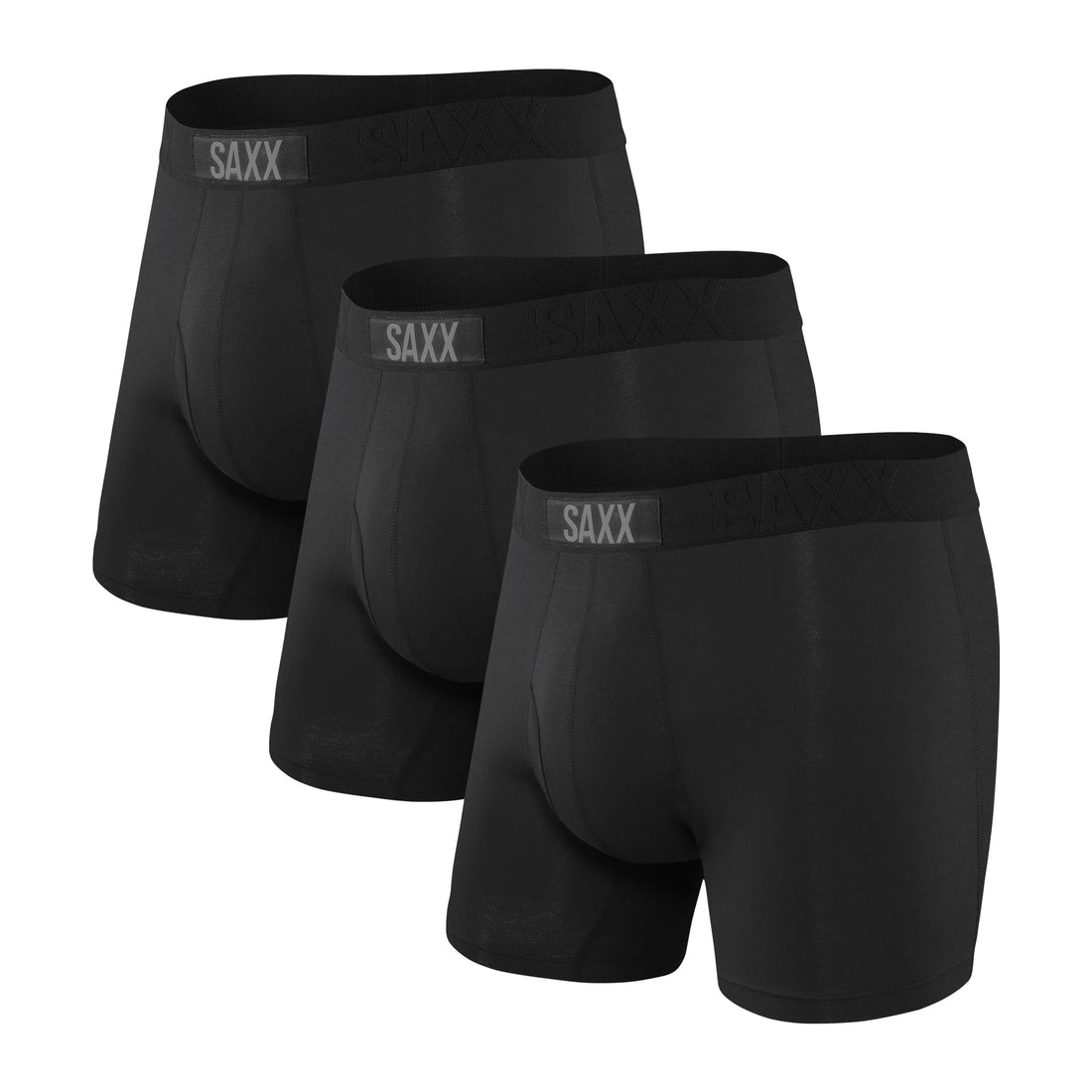 SAXX Underwear Co. Men's Ultra Super Soft Boxer Brief Fly 3-Pack