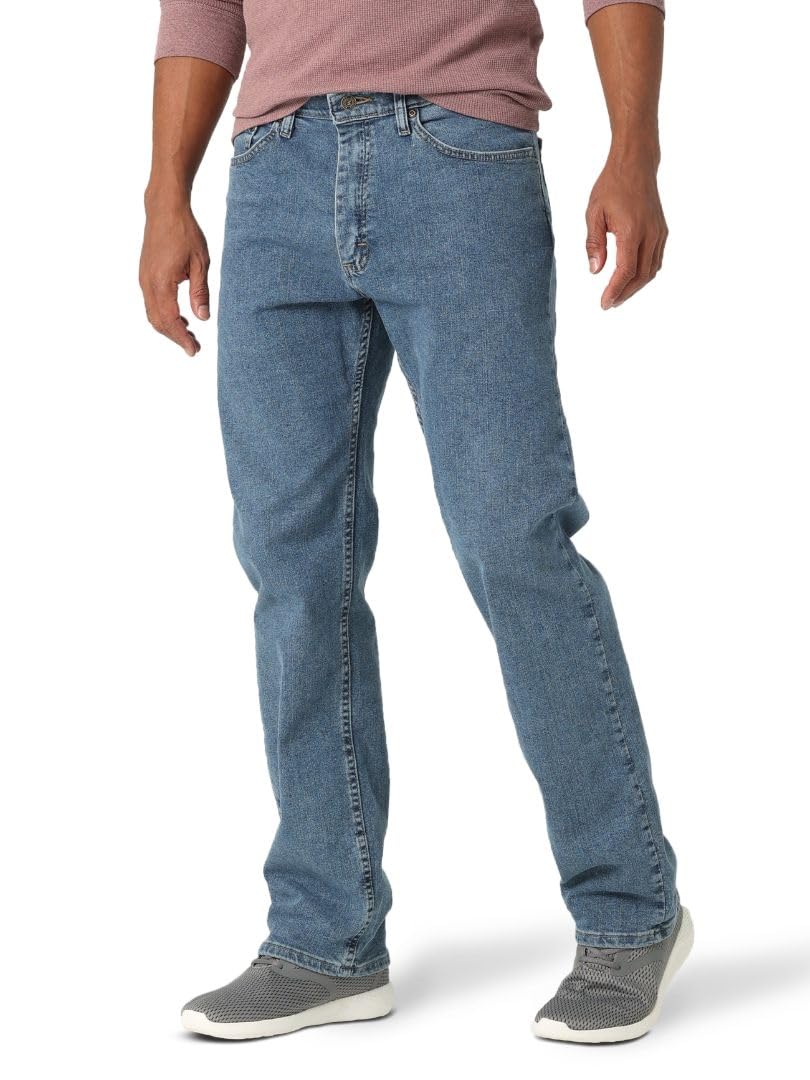 Wrangler Authentics Men's Comfort Flex Waist Relaxed Fit Jean