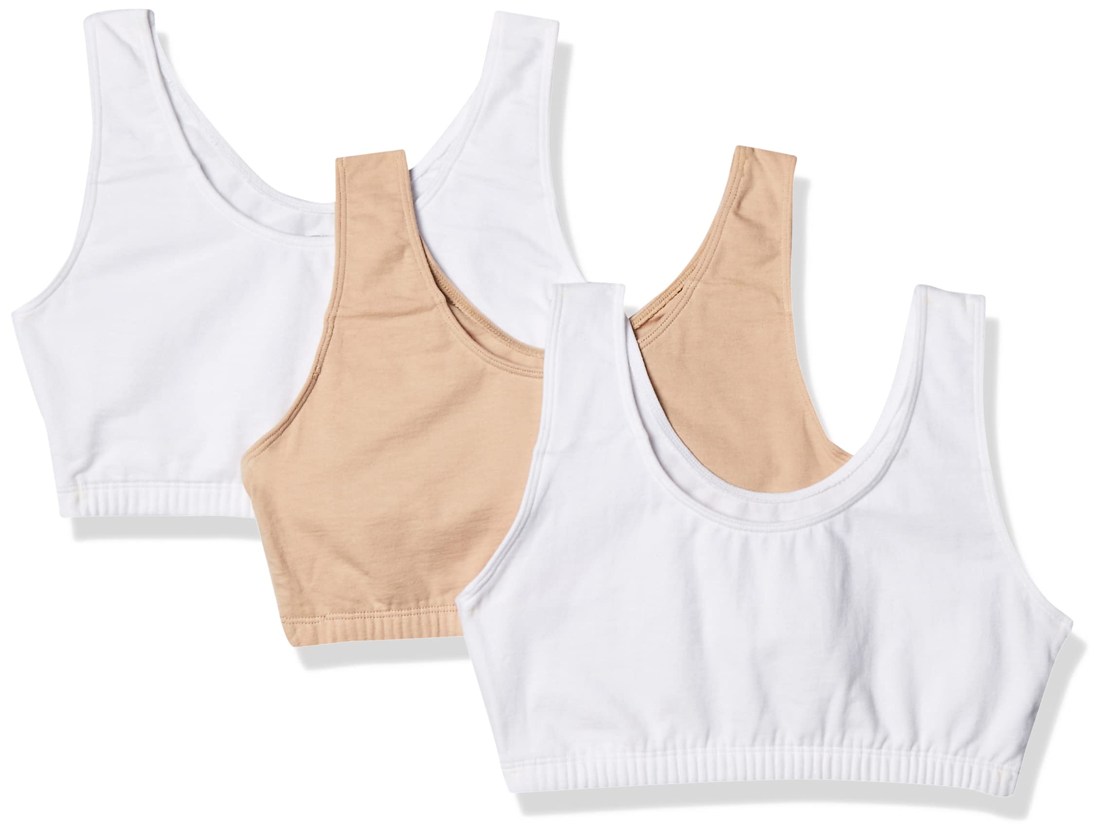 Fruit of the Loom Women's Built Up Tank Style Sports Bra Value Pack