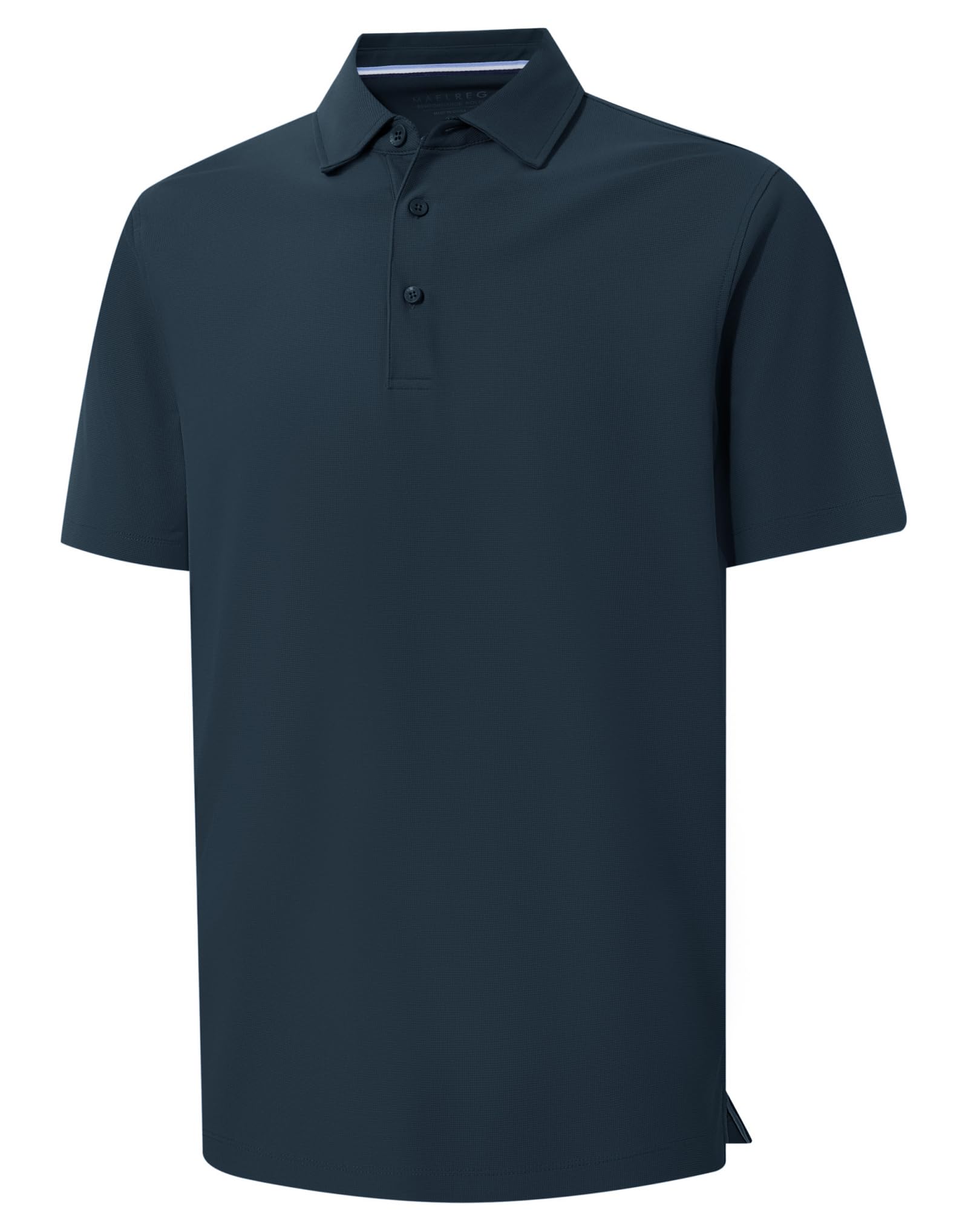 M MAELREG Golf Shirts for Men Dry Fit Waffle Textured Collared Short Sleeve Moisture Wicking Casual Sports Mens Polo Shirts