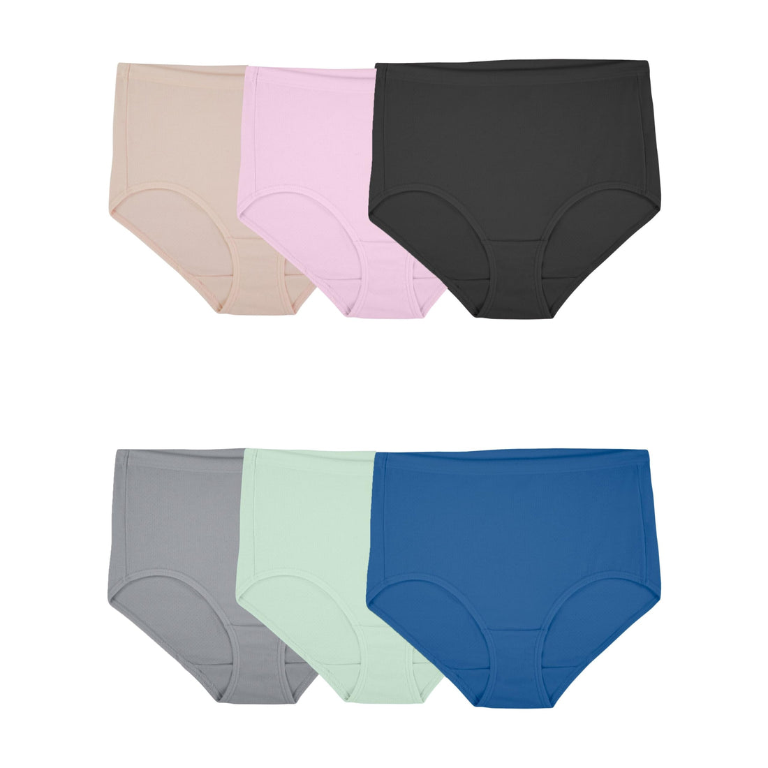 Fruit of the Loom womens Breathable Underwear, Moisture Wicking Keeps You Cool & Comfortable, Available in Plus Size