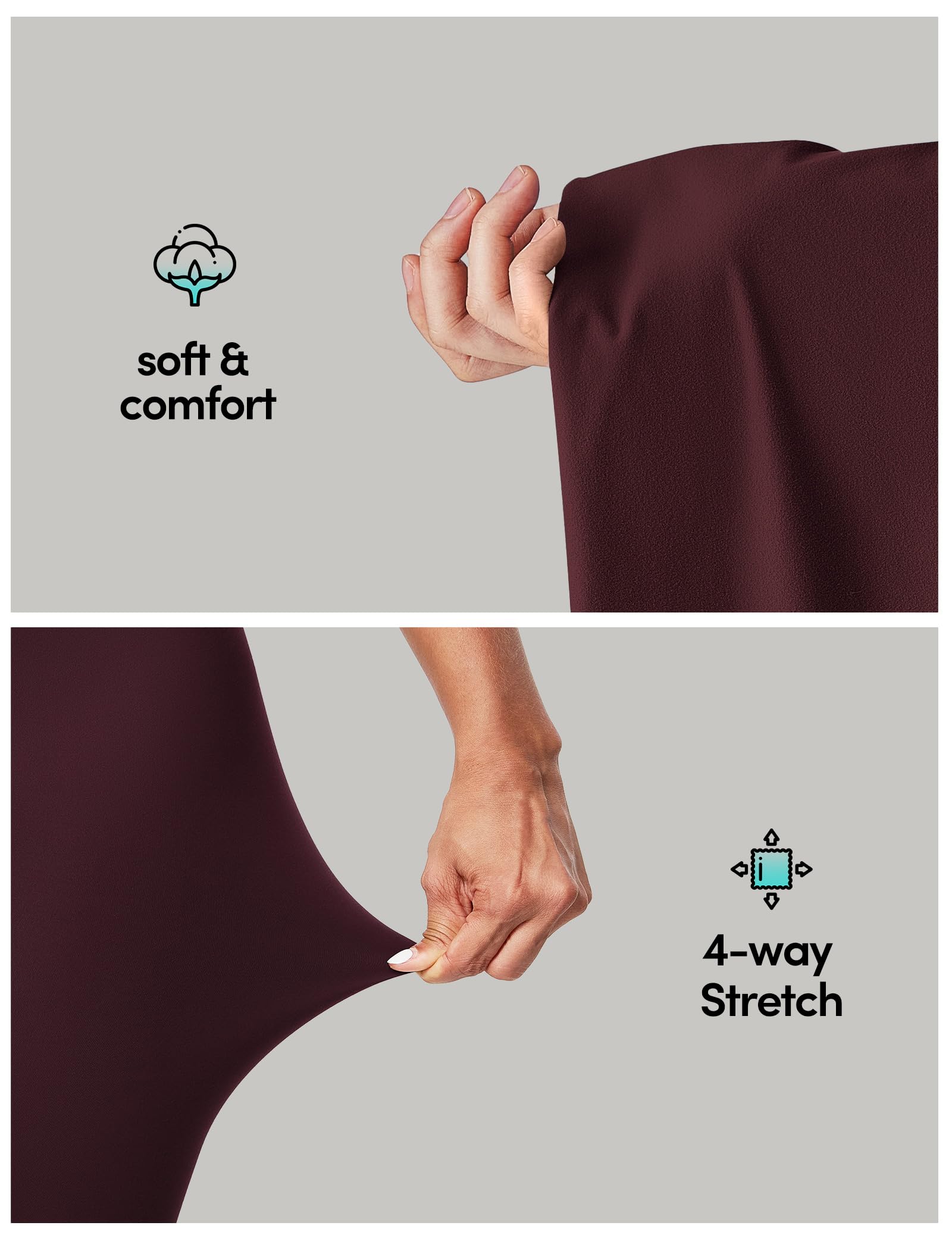 IUGA High Waisted Leggings for Women Running Workout Leggings with Inner Pocket Yoga Pants for Women